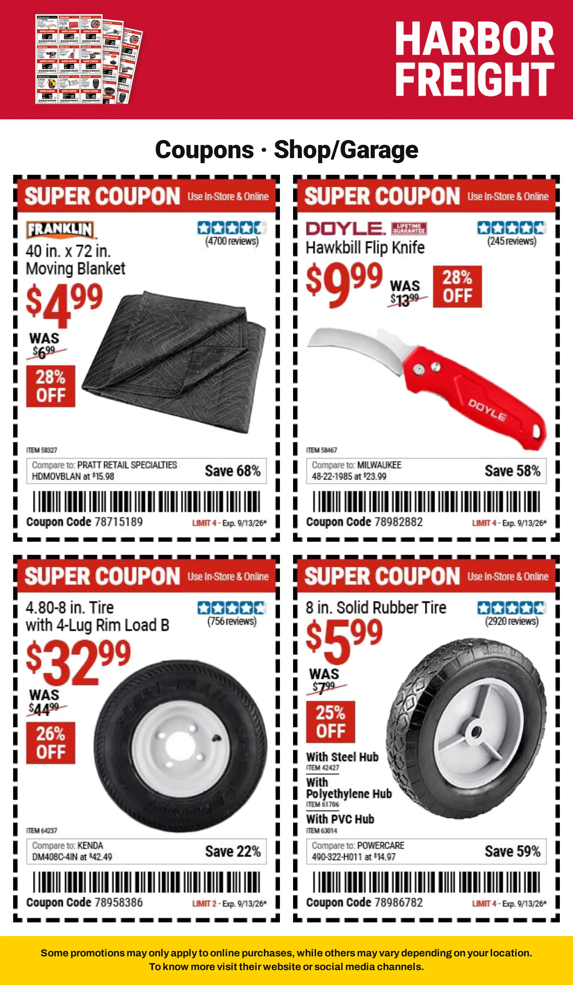 Weekly ad Harbor Freight — Catálogo 1 — 2026-09-08 from September 8 to September 13 2026 - Page 16