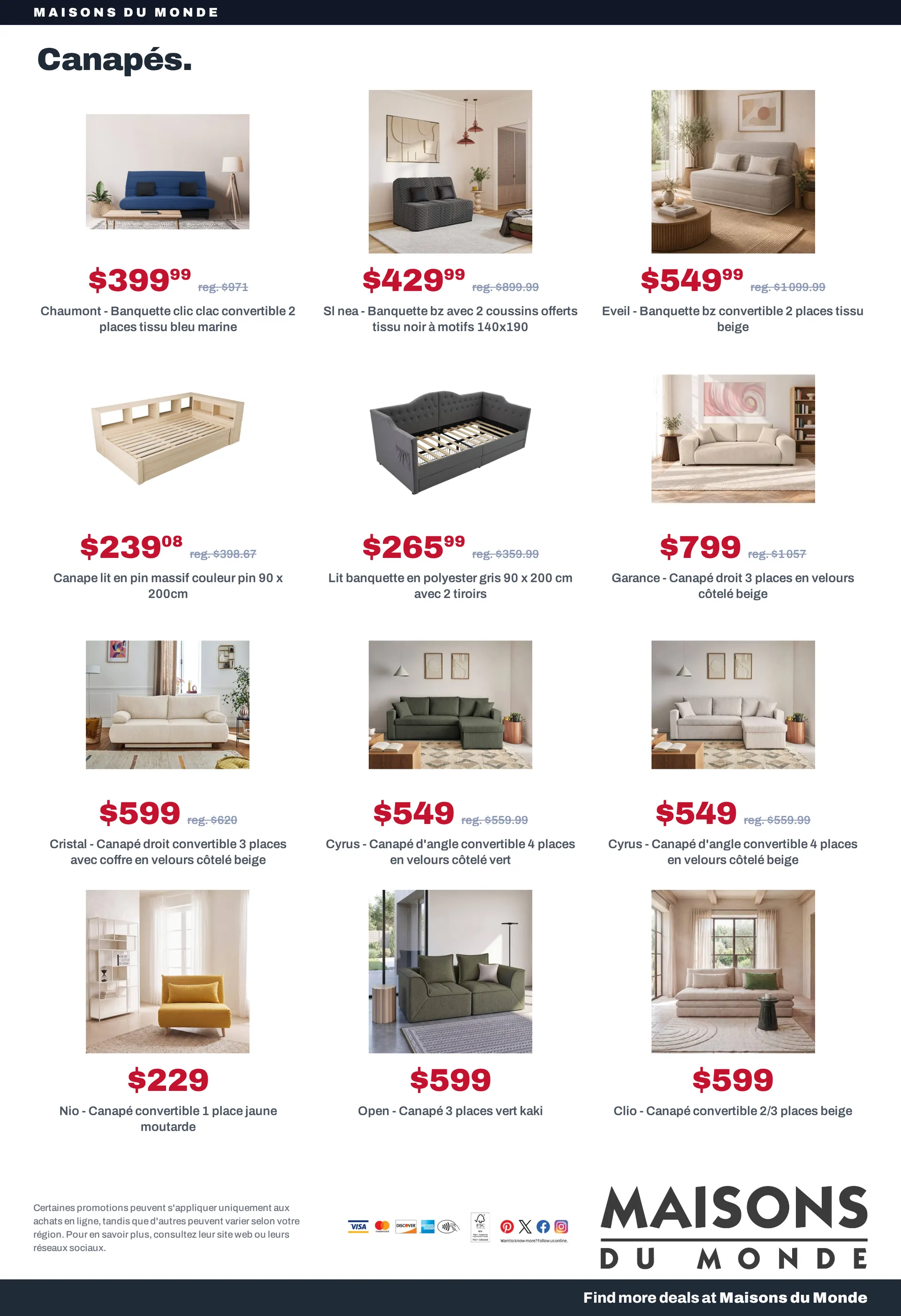 Maisons du Monde — 2026-10-27 du 27 octobre au 11 novembre 2026 - Catalogue page 16