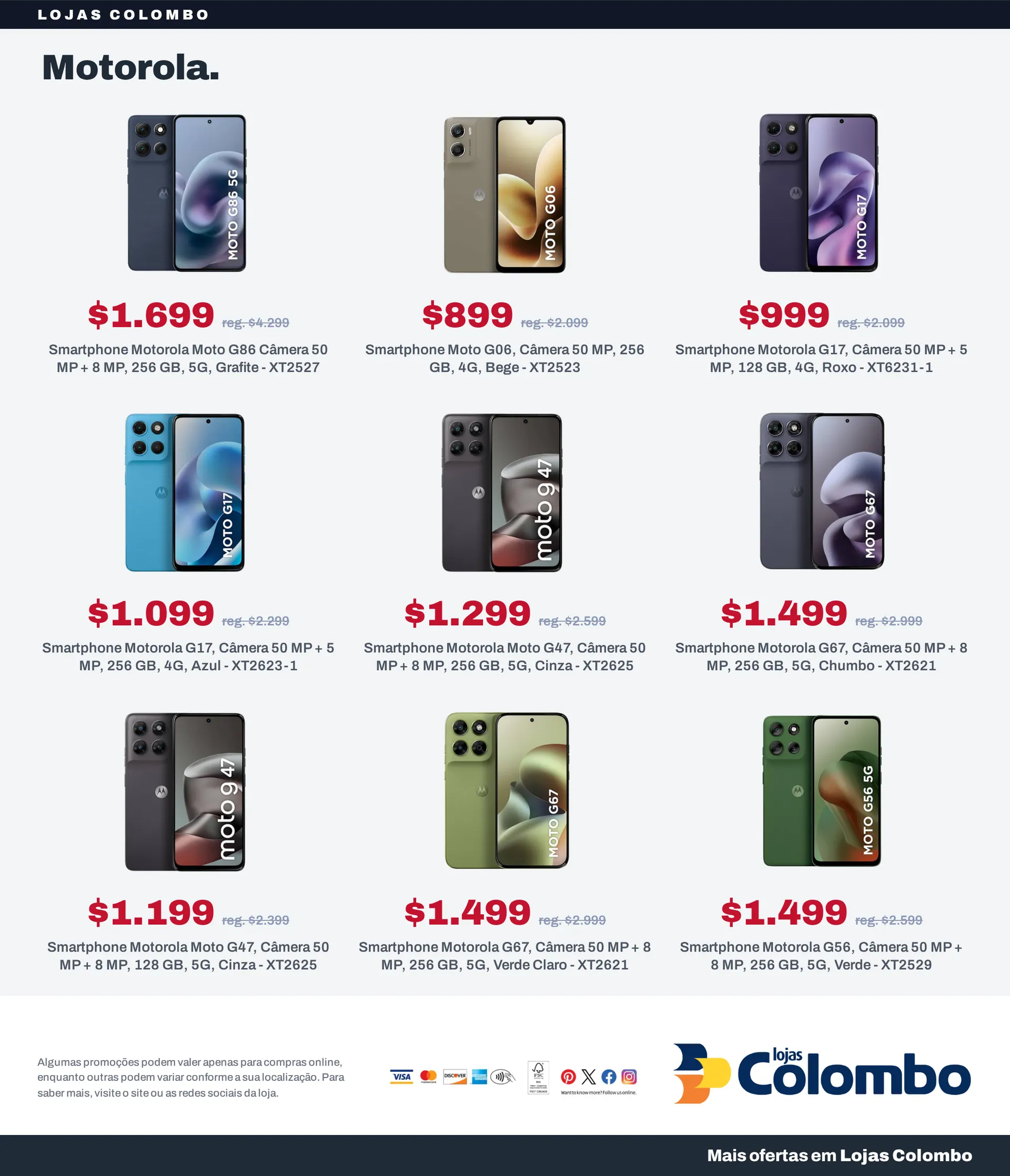 Encarte de Lojas Colombo — 2026-09-24 24 de setembro até 1 de outubro 2026 - Pagina 17