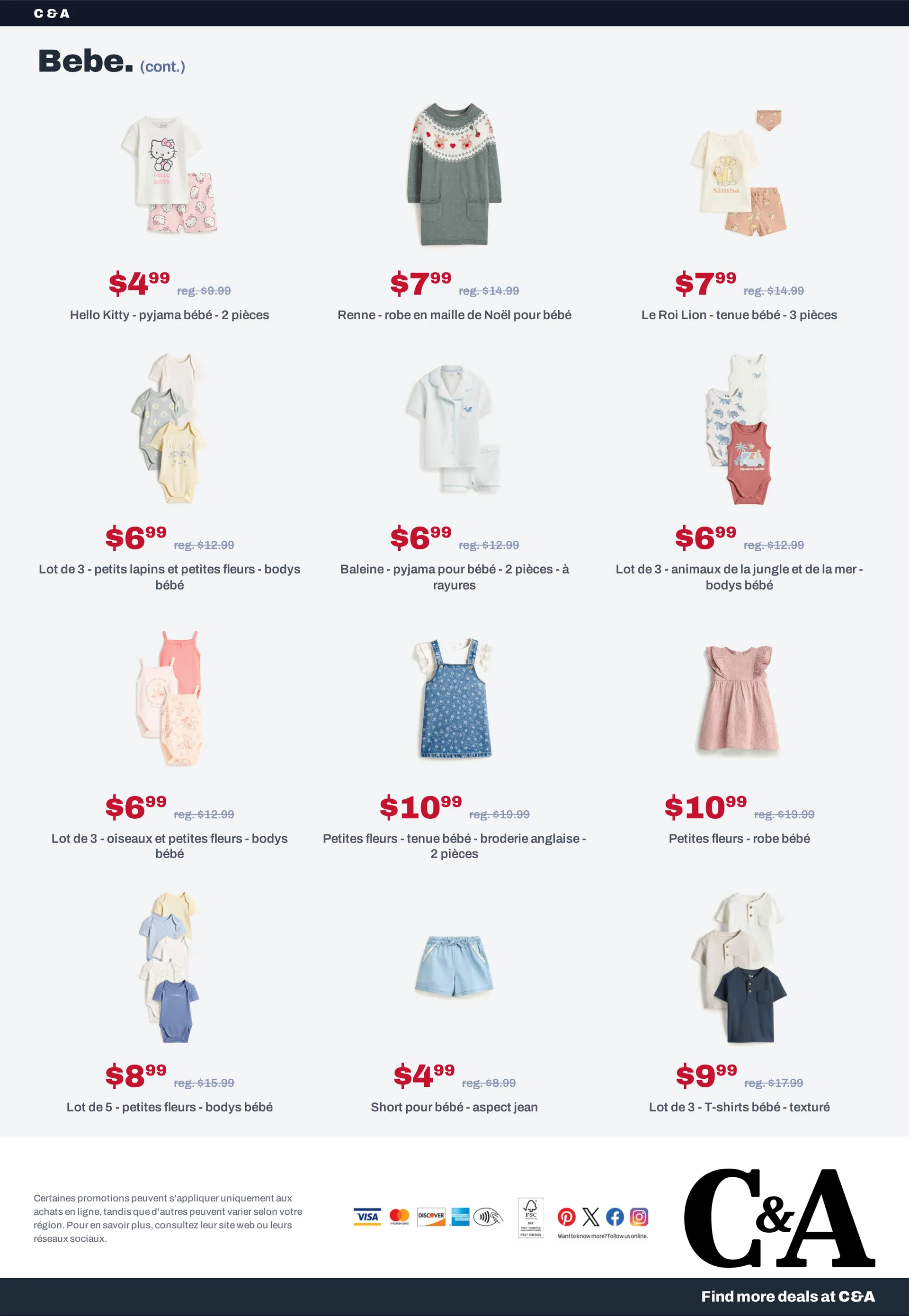 C&A soldes du 10 août au 24 août 2026 - Catalogue page 17