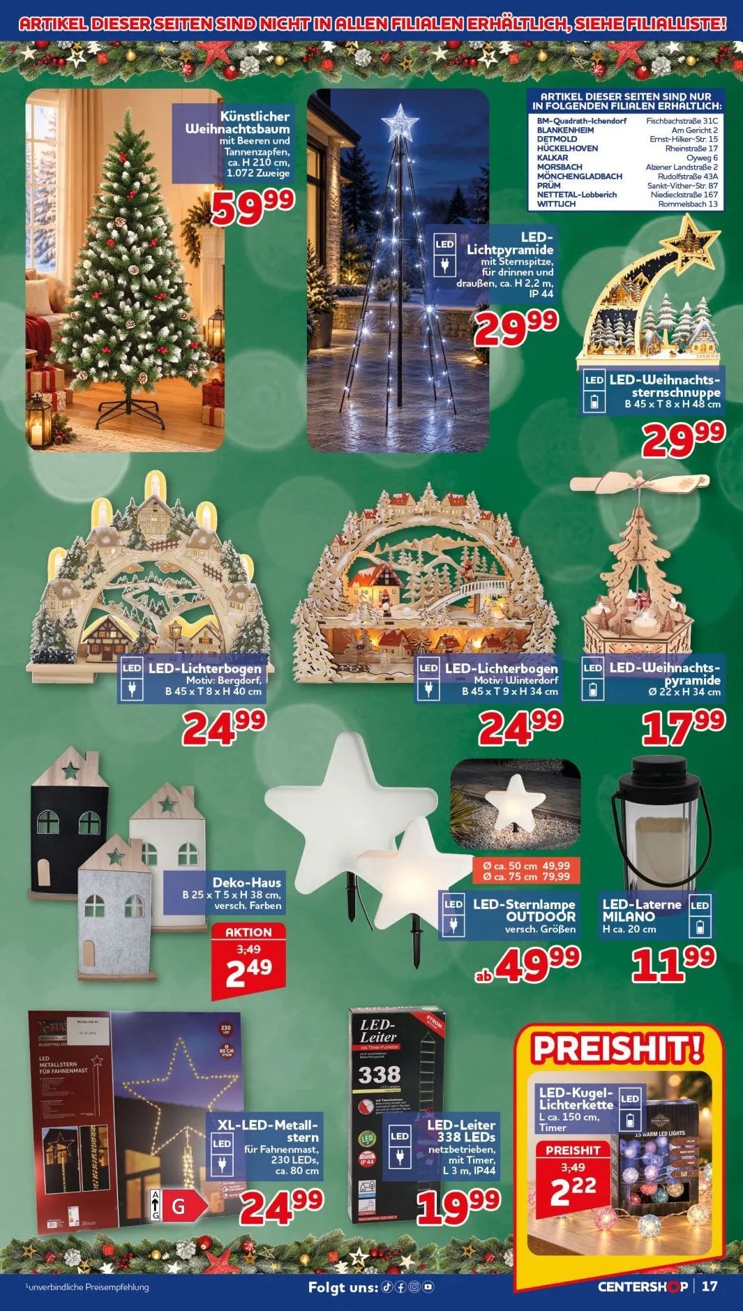 CENTERSHOP — 2026-10-26 von 26. Oktober bis 31. Oktober 2026 - Prospekt seite 17