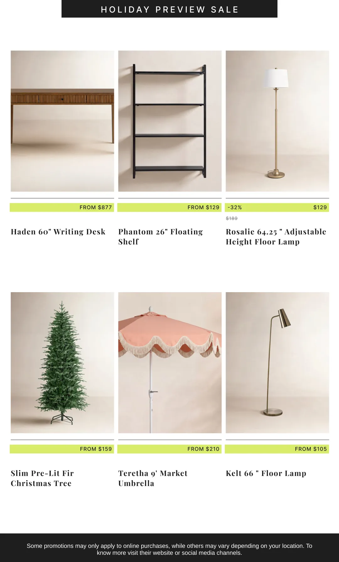 Weekly promotion Joss & Main — 2026-10-15 spanning from October 15 to November 2 2026 - Page 17 for Catalogue 365