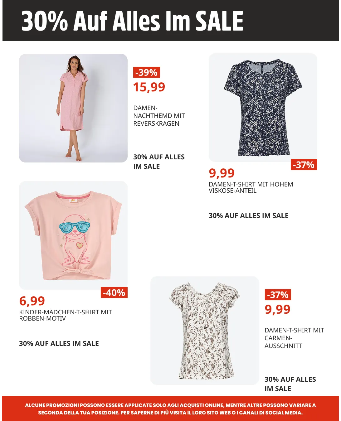 SALE % von 21. Juli bis 5. August 2026 - Prospekt seite 17