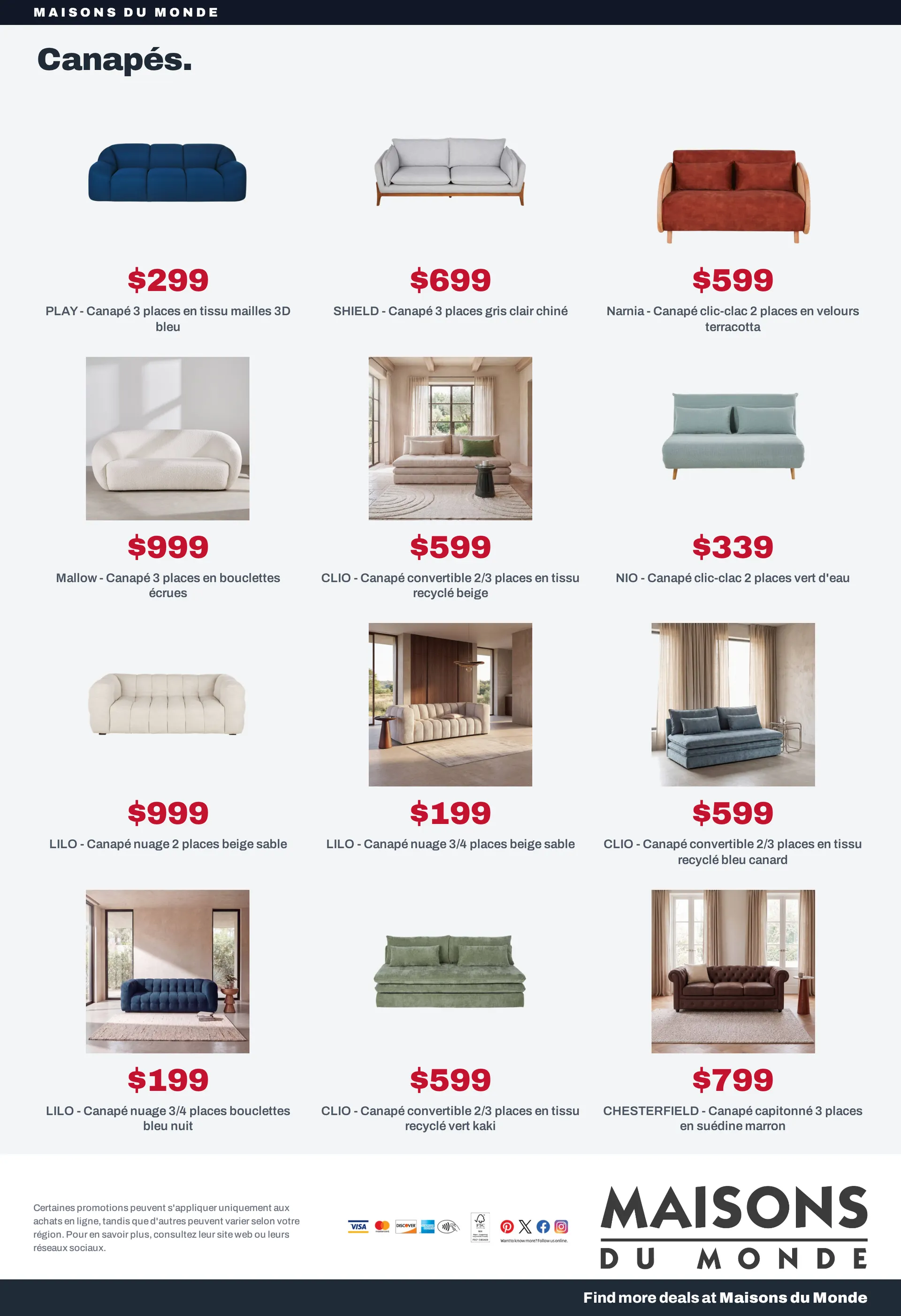 Maisons du Monde — 2026-09-04 du 4 septembre au 21 septembre 2026 - Catalogue page 17