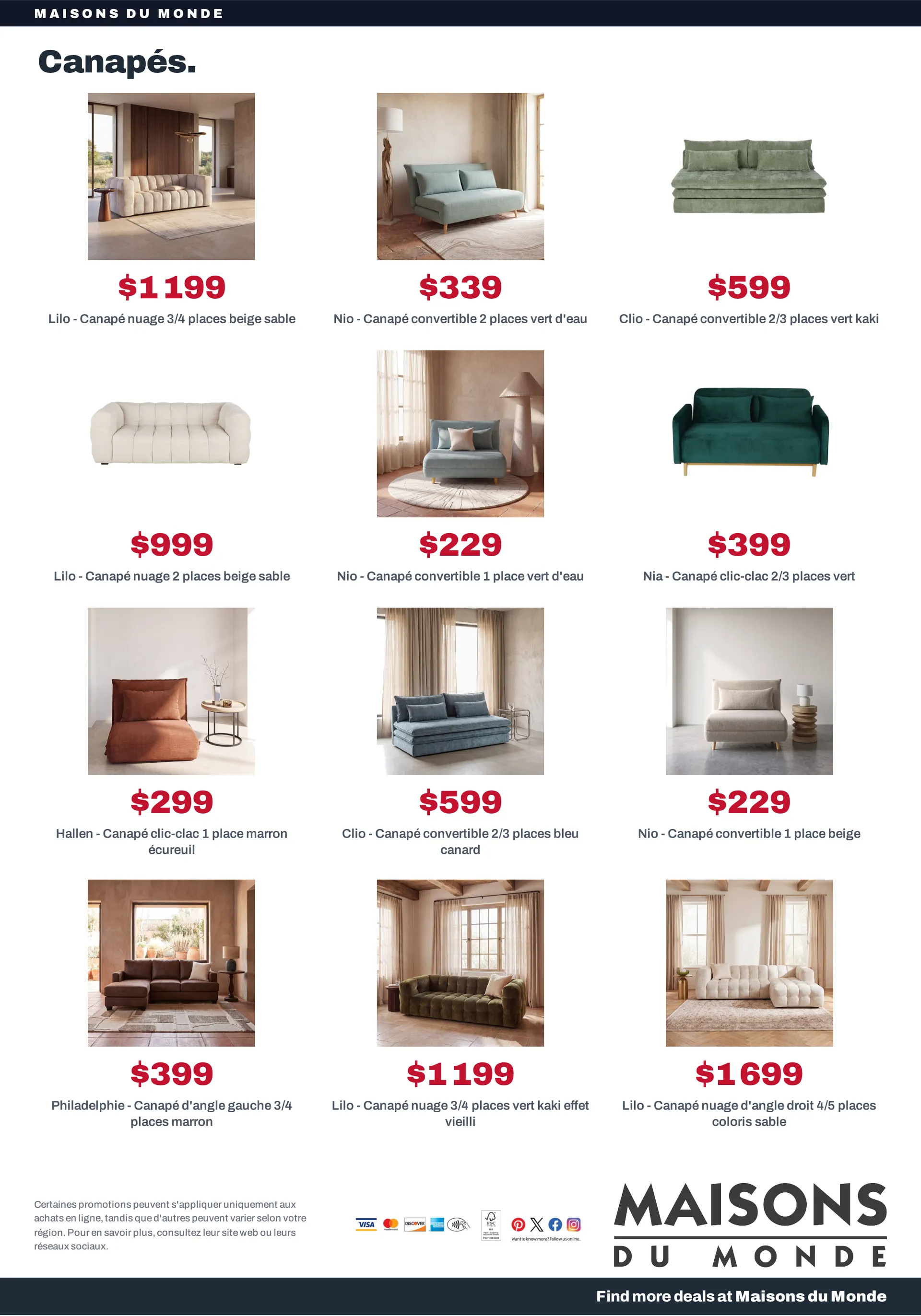 Maisons du Monde — 2026-10-27 du 27 octobre au 11 novembre 2026 - Catalogue page 17
