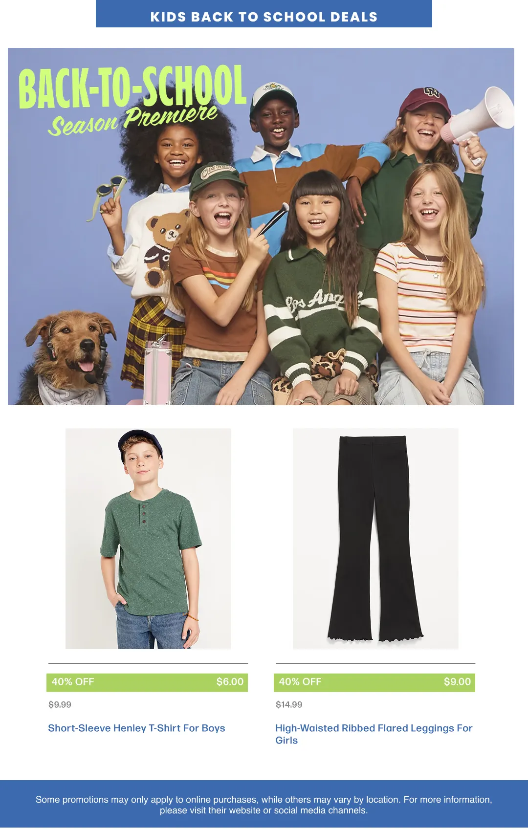 Weekly promotion Kids Back to School Deals spanning from July 20 to August 4 2026 - Page 18 for Catalogue 365