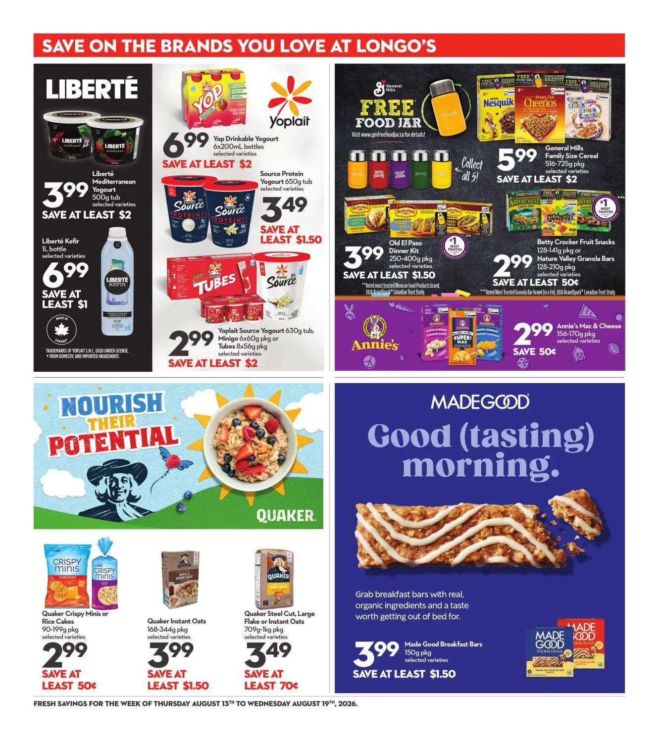 Longo's — 2026-08-13 from August 13 to August 19 2026 - flyer page 18