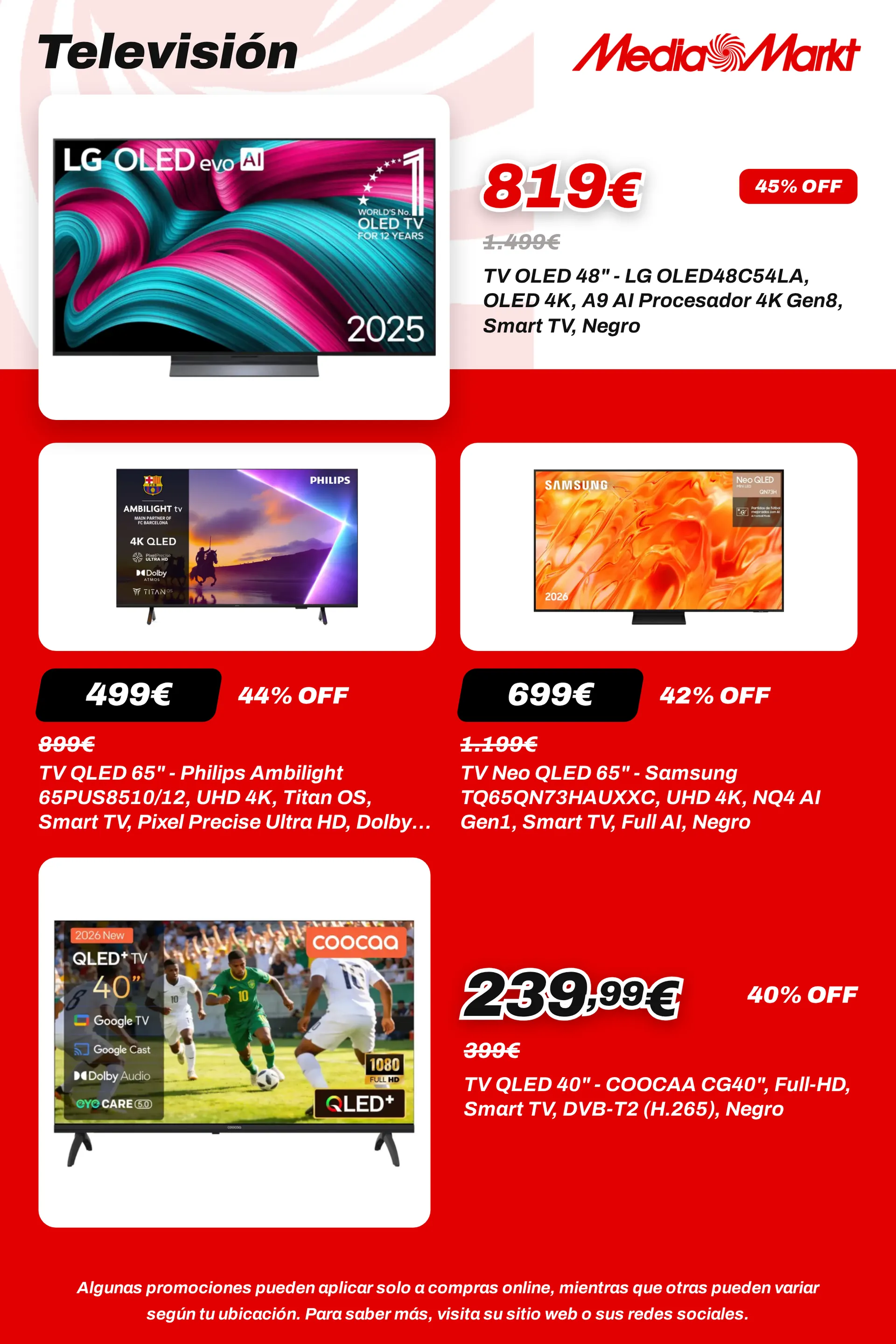 Catálogo de MediaMarkt — TVs y Monitores — 2026-09-14 14 de septiembre al 5 de octubre 2026 - Página 18