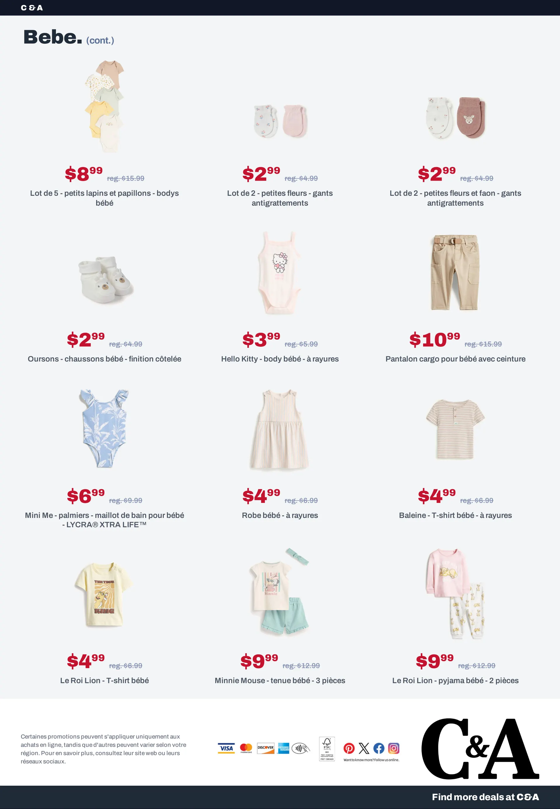 C&A soldes du 10 août au 24 août 2026 - Catalogue page 18