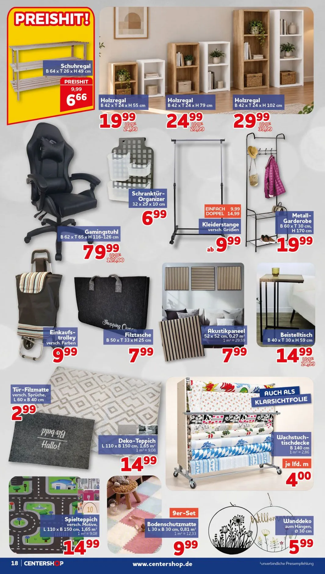CENTERSHOP — 2026-09-29 von 29. September bis 2. Oktober 2026 - Prospekt seite 18