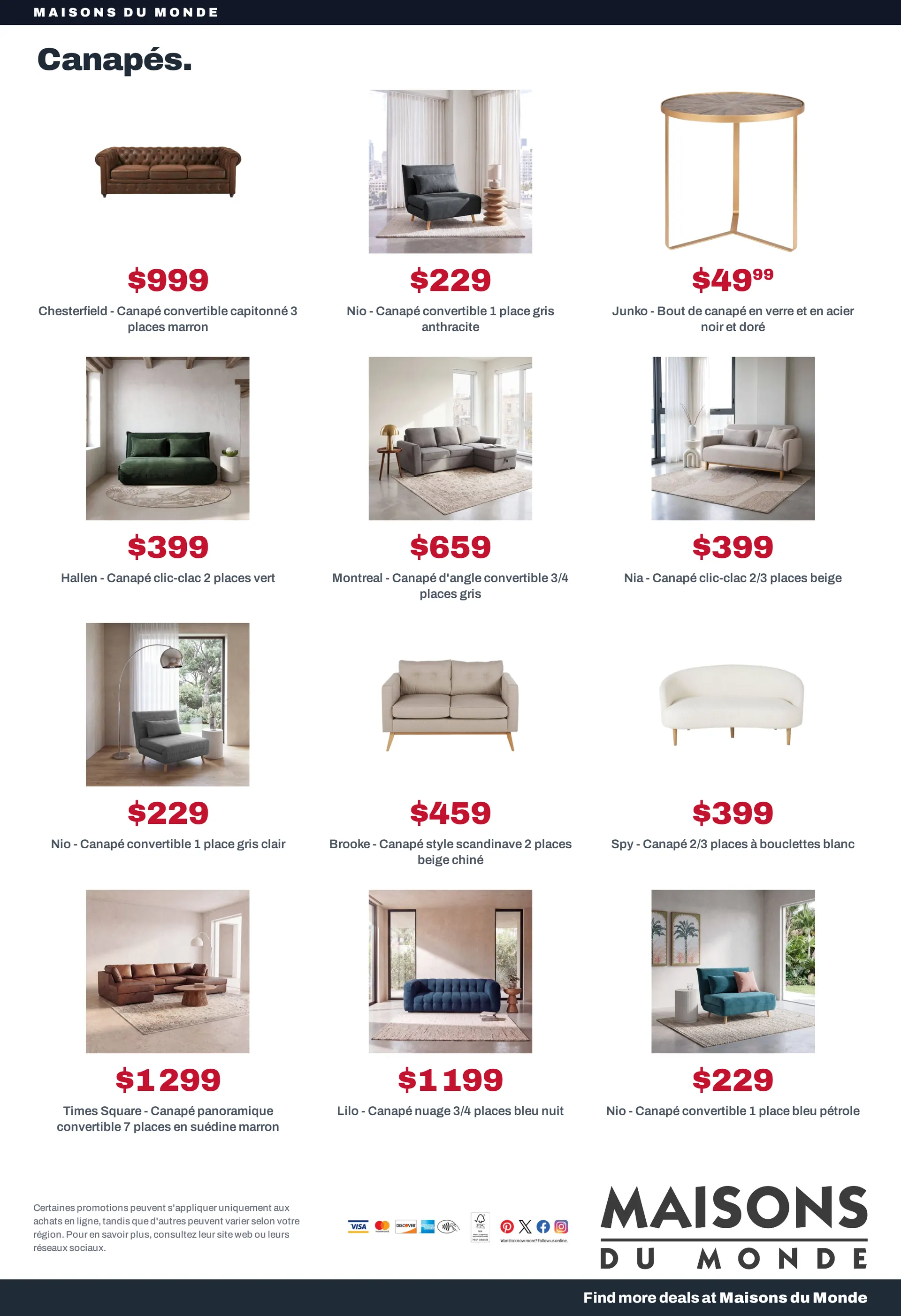 Maisons du Monde — 2026-10-27 du 27 octobre au 11 novembre 2026 - Catalogue page 18