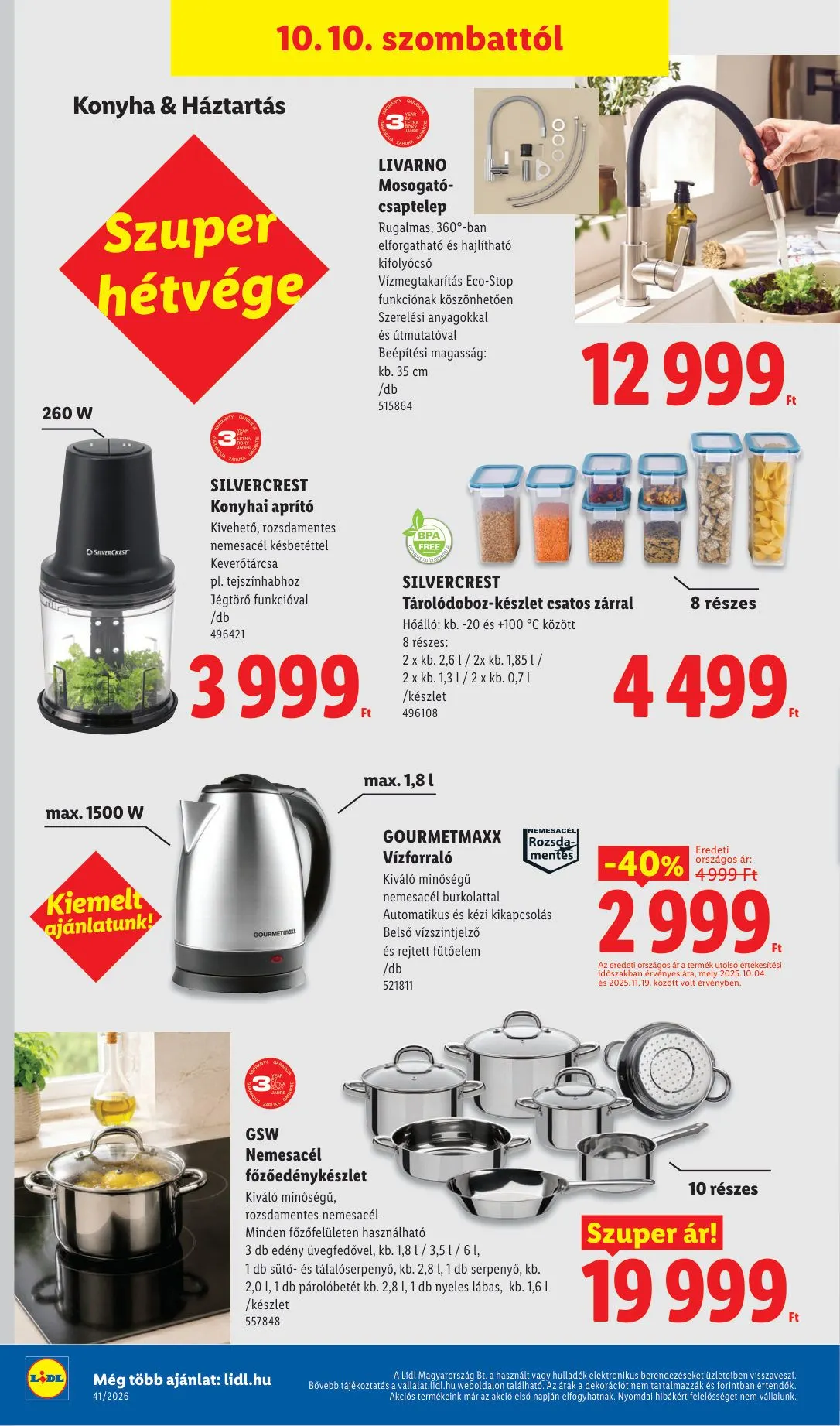 Katalógus Lidl — 2026-10-09 október 9.-tól október 31.-ig 2026. - Oldal 18