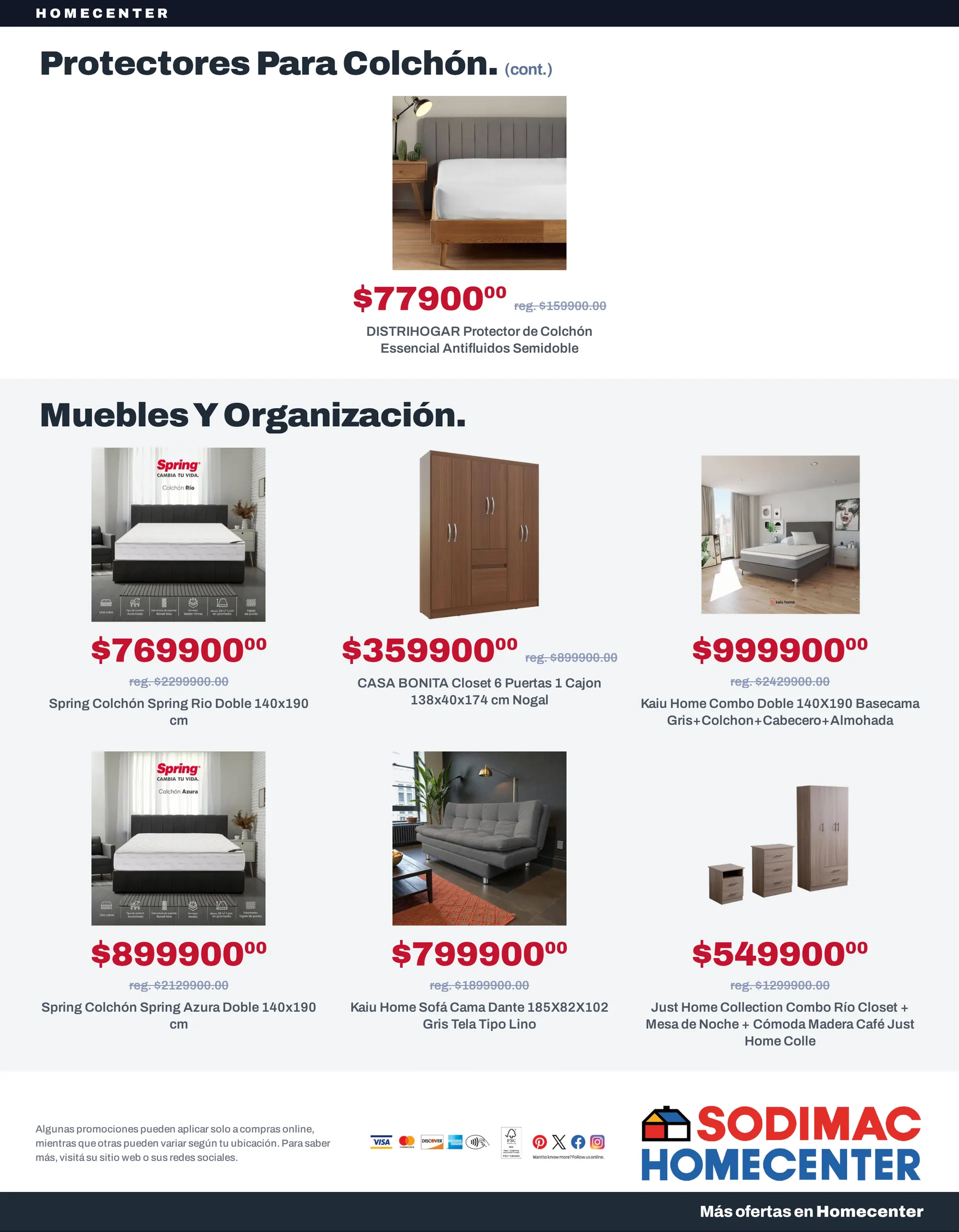 Catalogo de Ofertas colchones! 11 de agosto al 25 de agosto 2026 - Pag 18