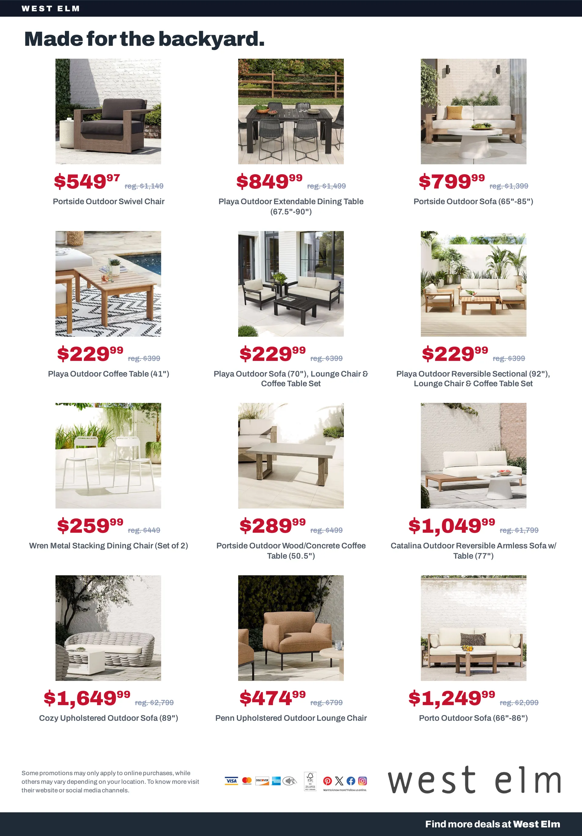 Weekly promotion West Elm — 2026-10-22 spanning from October 22 to October 29 2026 - Page 18 for Catalogue 365