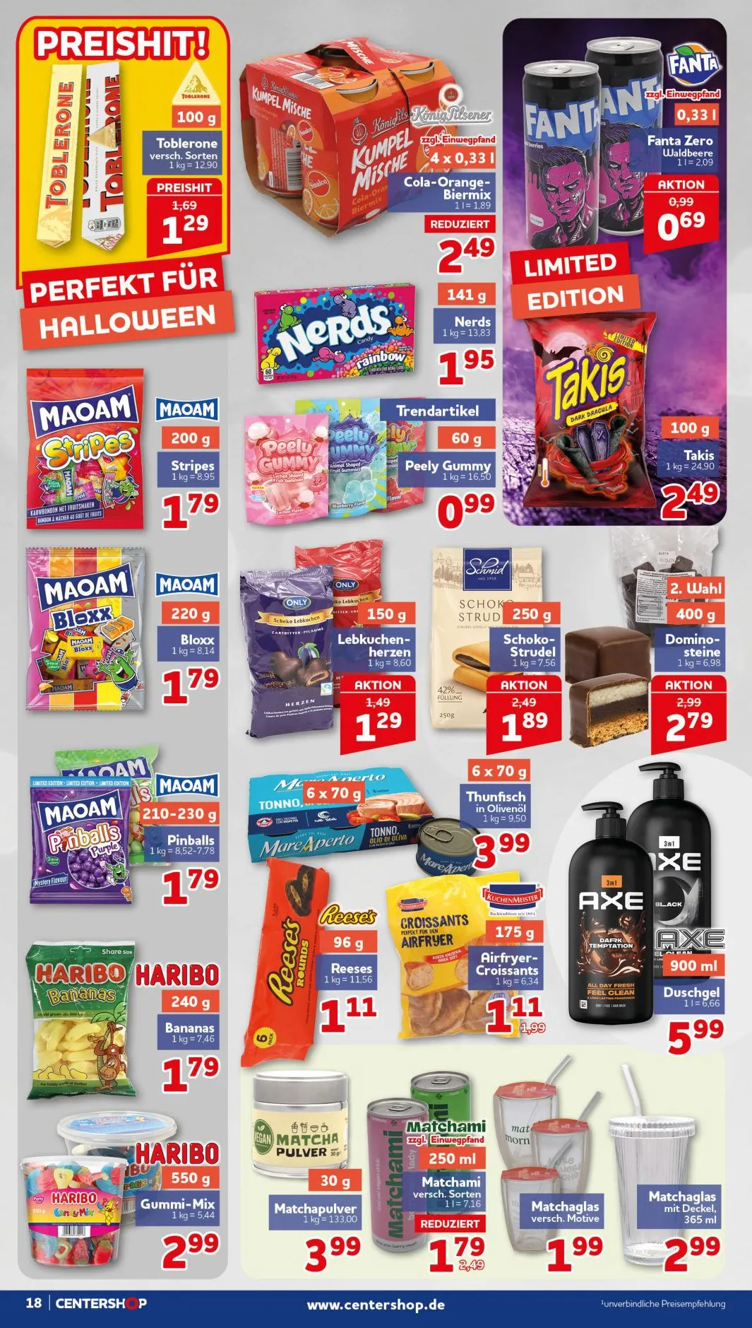 CENTERSHOP — 2026-10-19 von 19. Oktober bis 24. Oktober 2026 - Prospekt seite 18