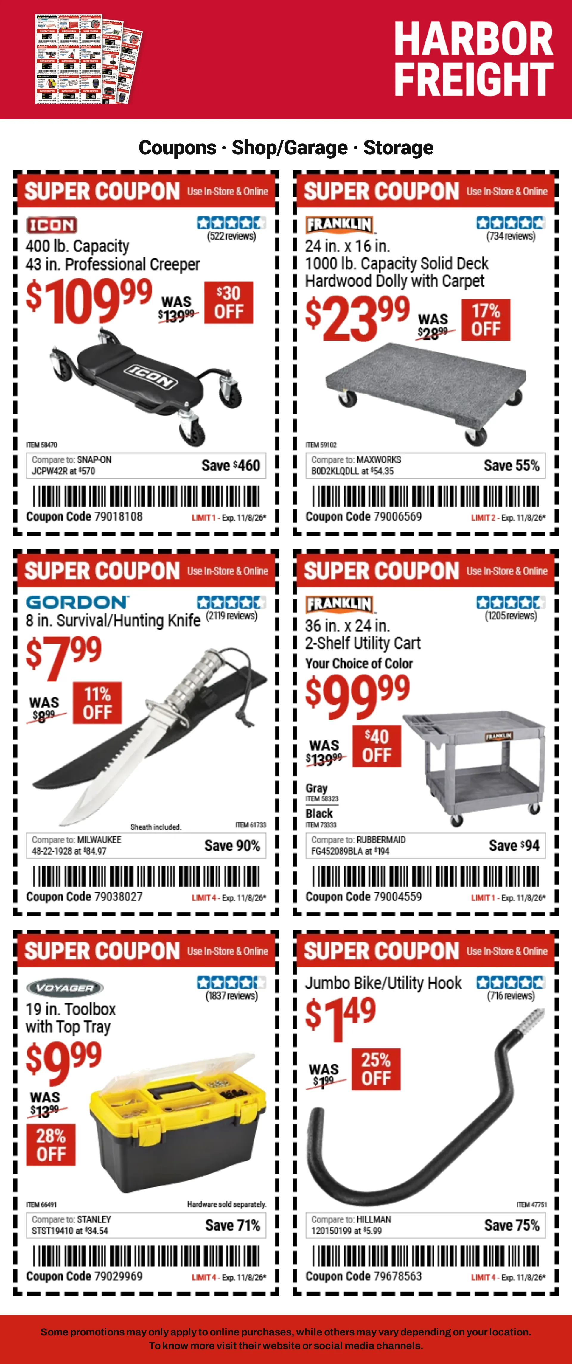Weekly ad Harbor Freight — Catálogo 2 — 2026-10-26 from October 26 to November 9 2026 - Page 18