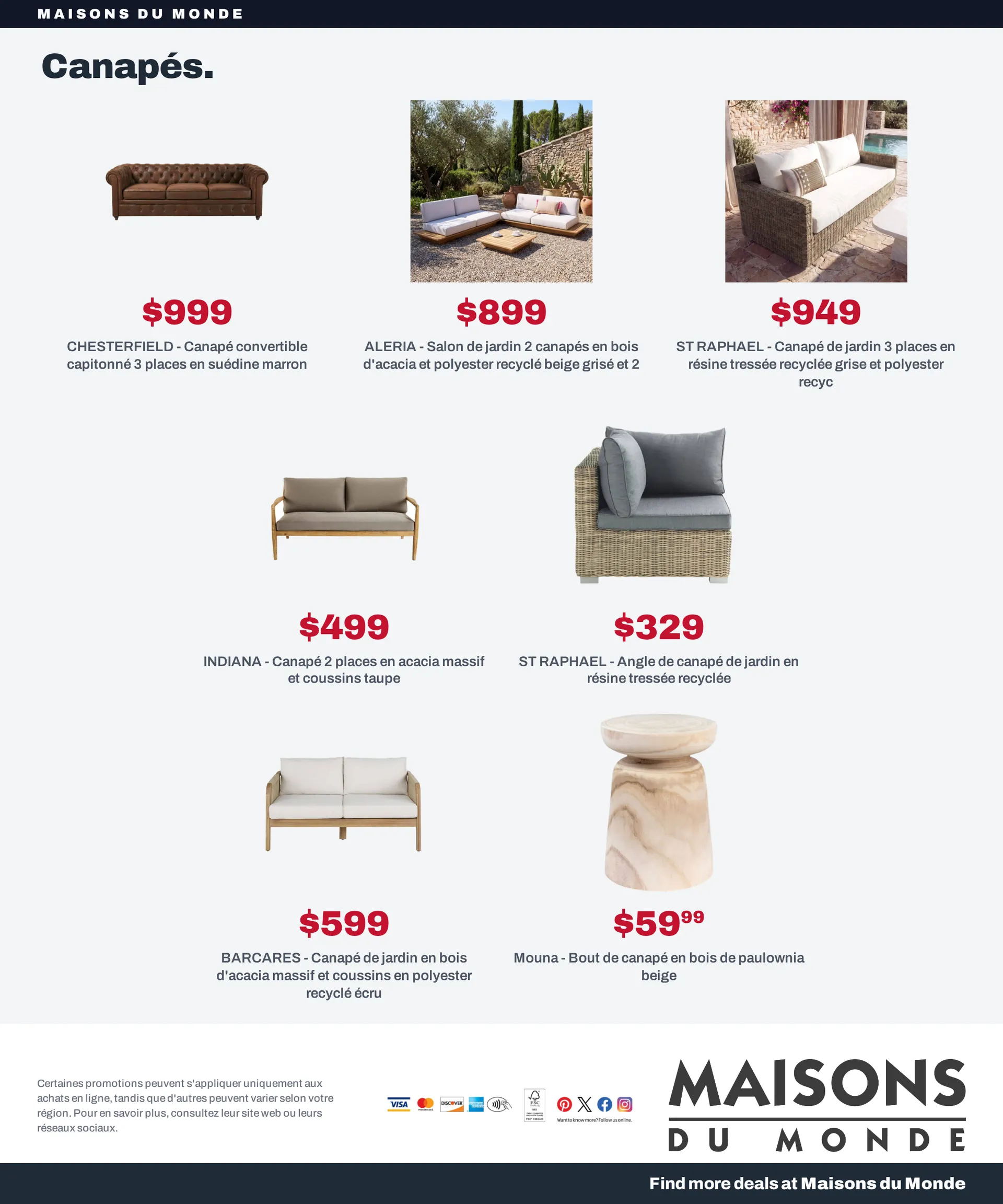 Maisons du Monde — 2026-09-04 du 4 septembre au 21 septembre 2026 - Catalogue page 19