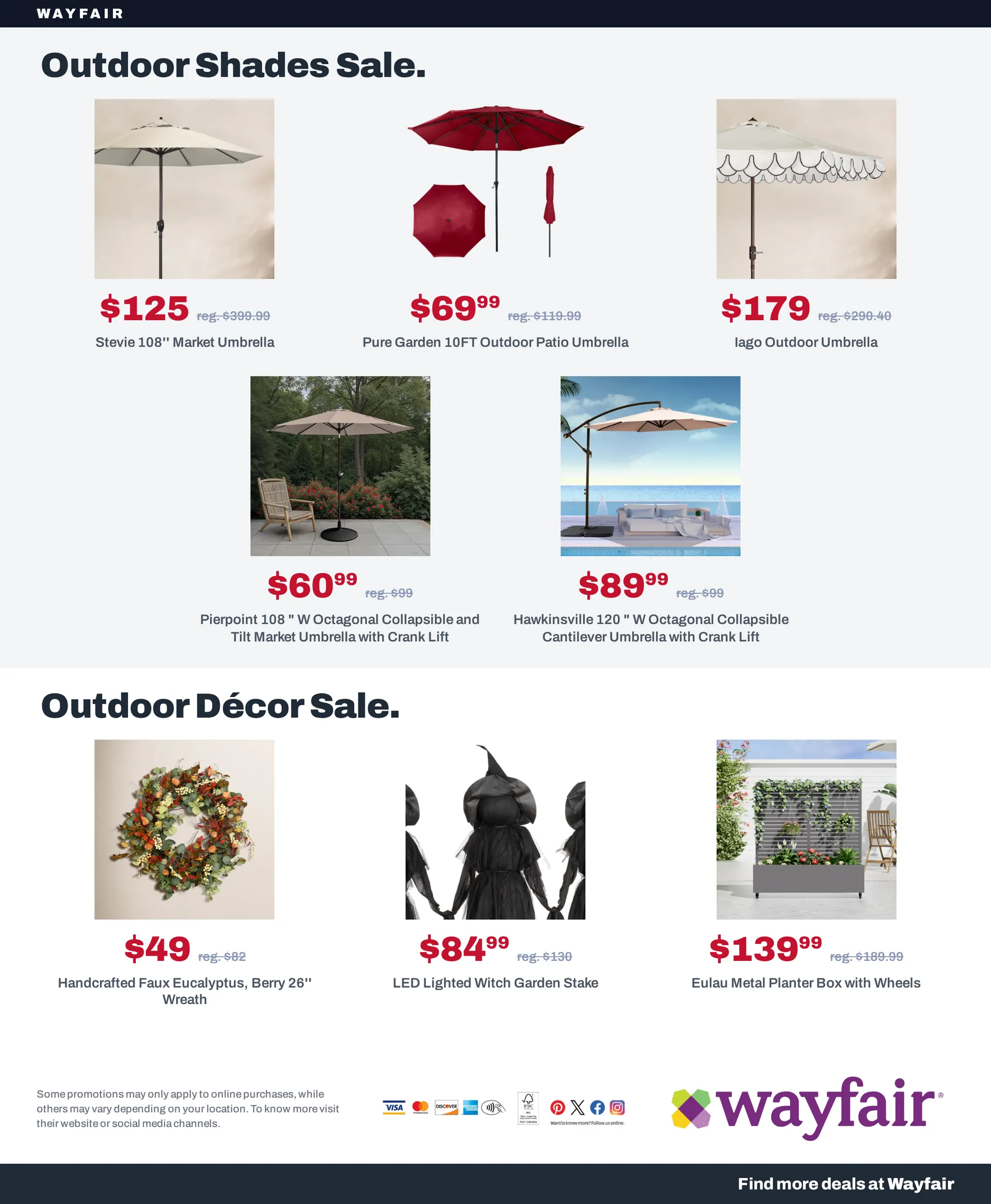 Weekly promotion Wayfair — 2026-10-16 spanning from October 16 to October 30 2026 - Page 19 for Catalogue 365