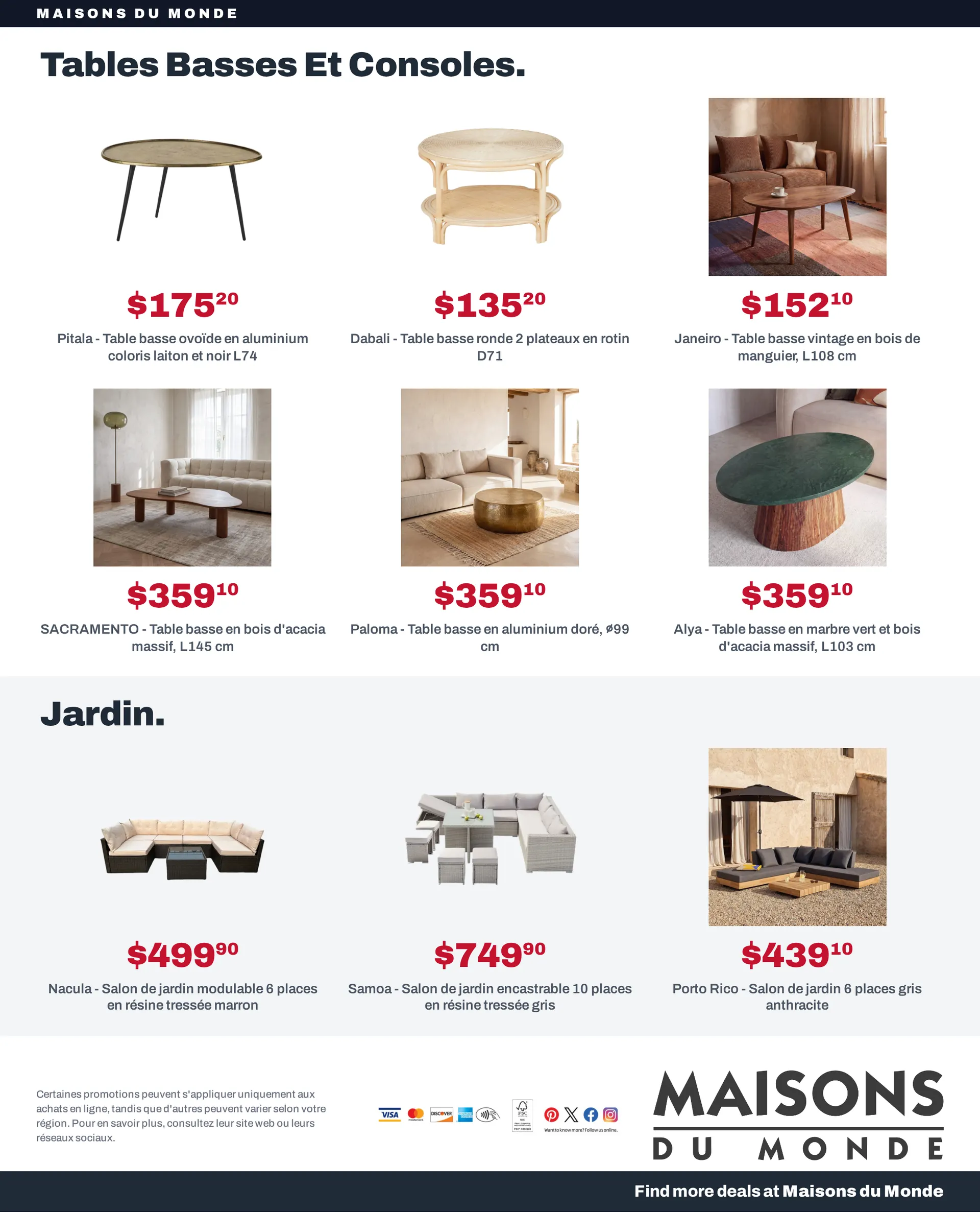 Maisons du Monde — 2026-09-22 du 22 septembre au 8 octobre 2026 - Catalogue page 19