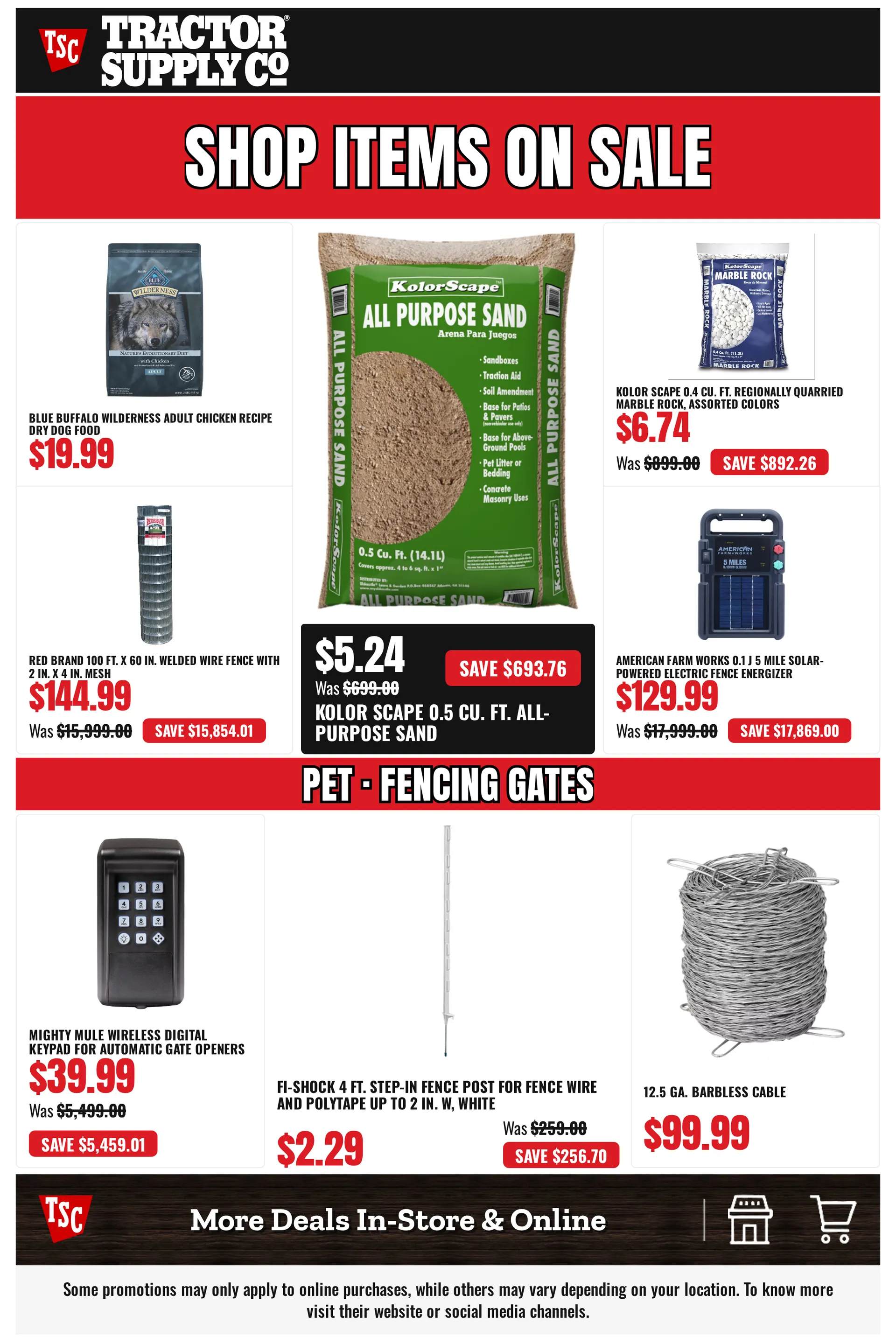 Weekly promotion Tractor Supply Co. — Catálogo 1 — 2026-10-20 spanning from October 20 to November 4 2026 - Page 19 for Catalogue 365