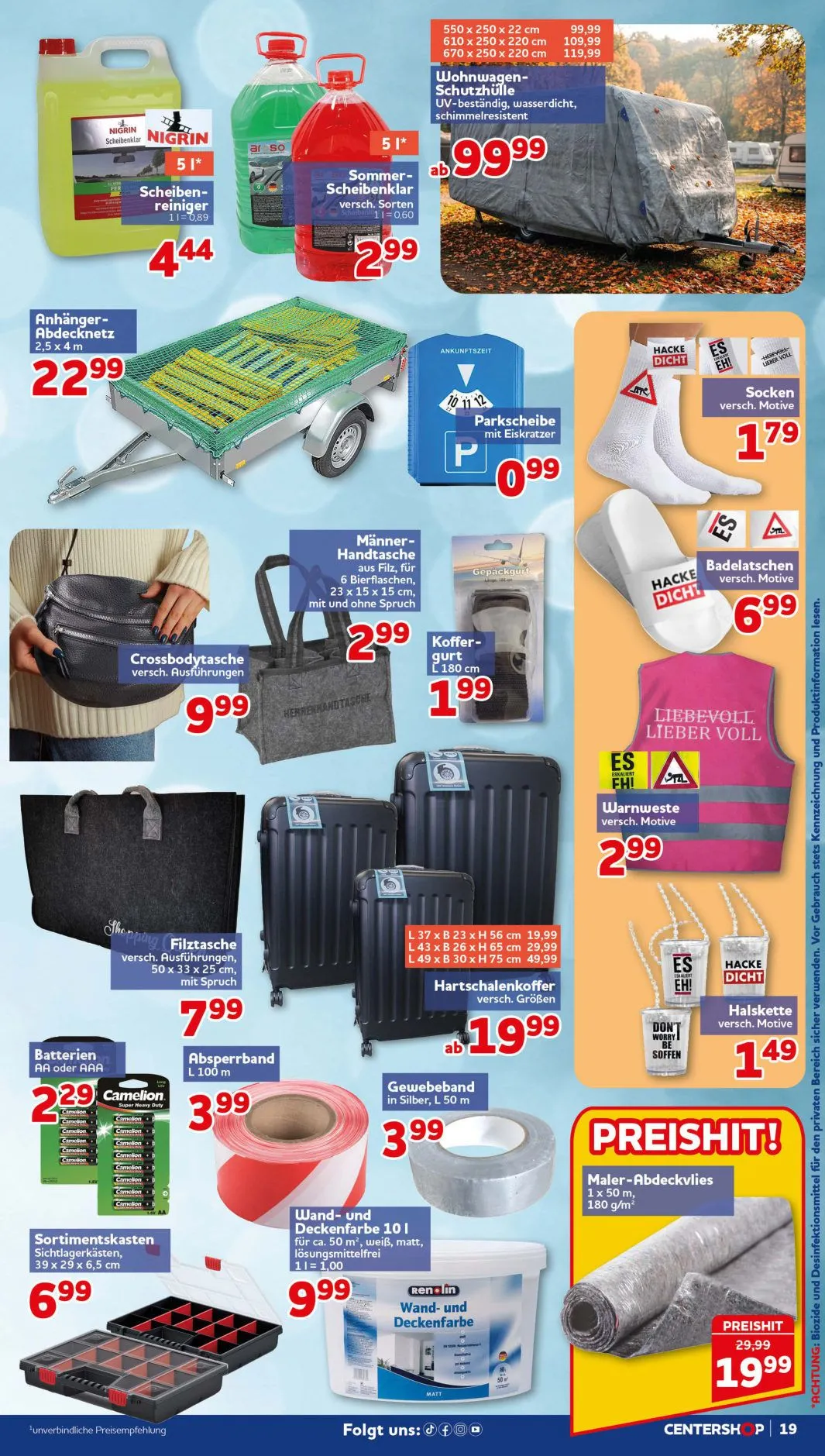 CENTERSHOP — 2026-08-04 von 3. August bis 8. August 2026 - Prospekt seite 19