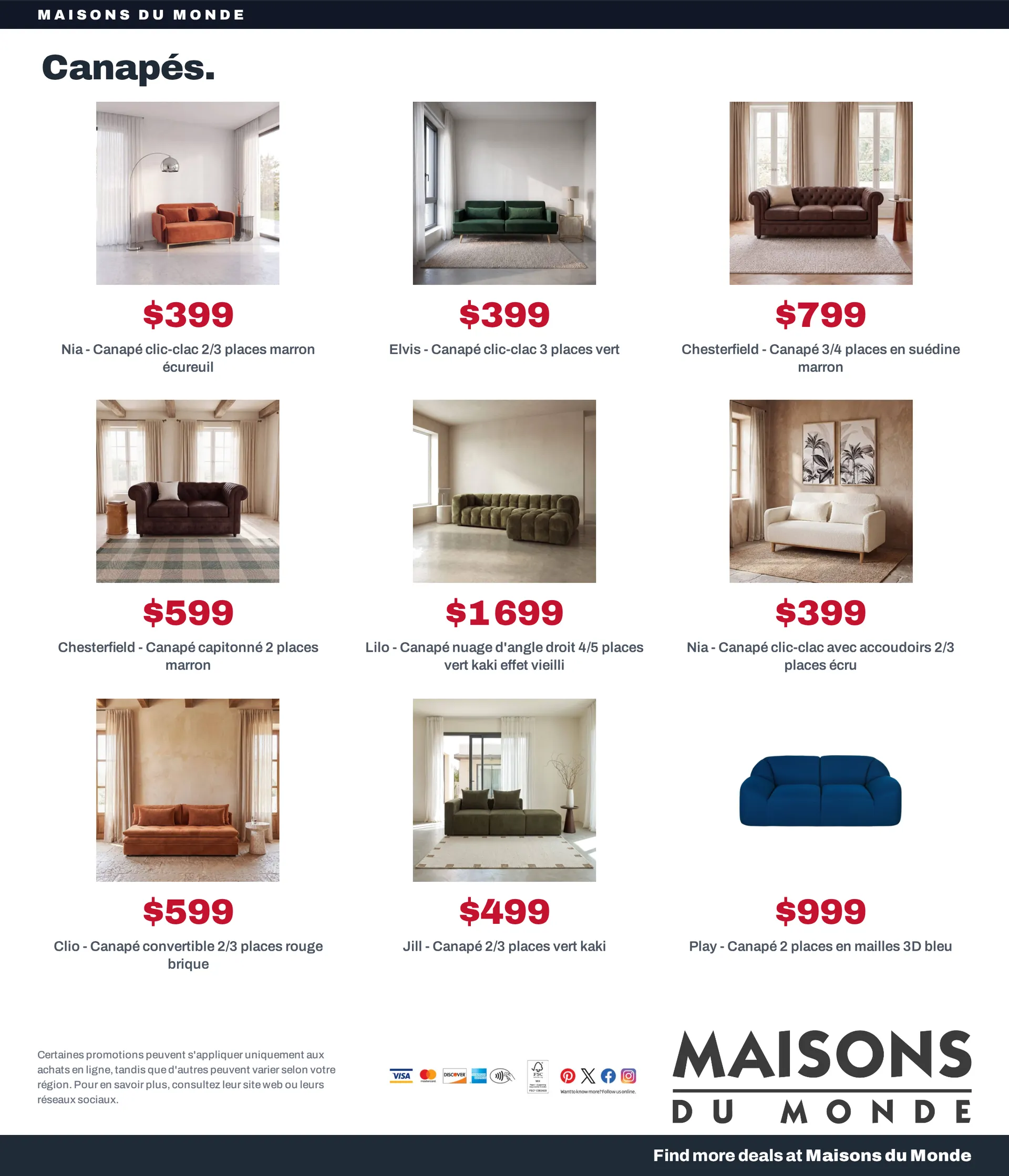 Maisons du Monde — 2026-10-27 du 27 octobre au 11 novembre 2026 - Catalogue page 19