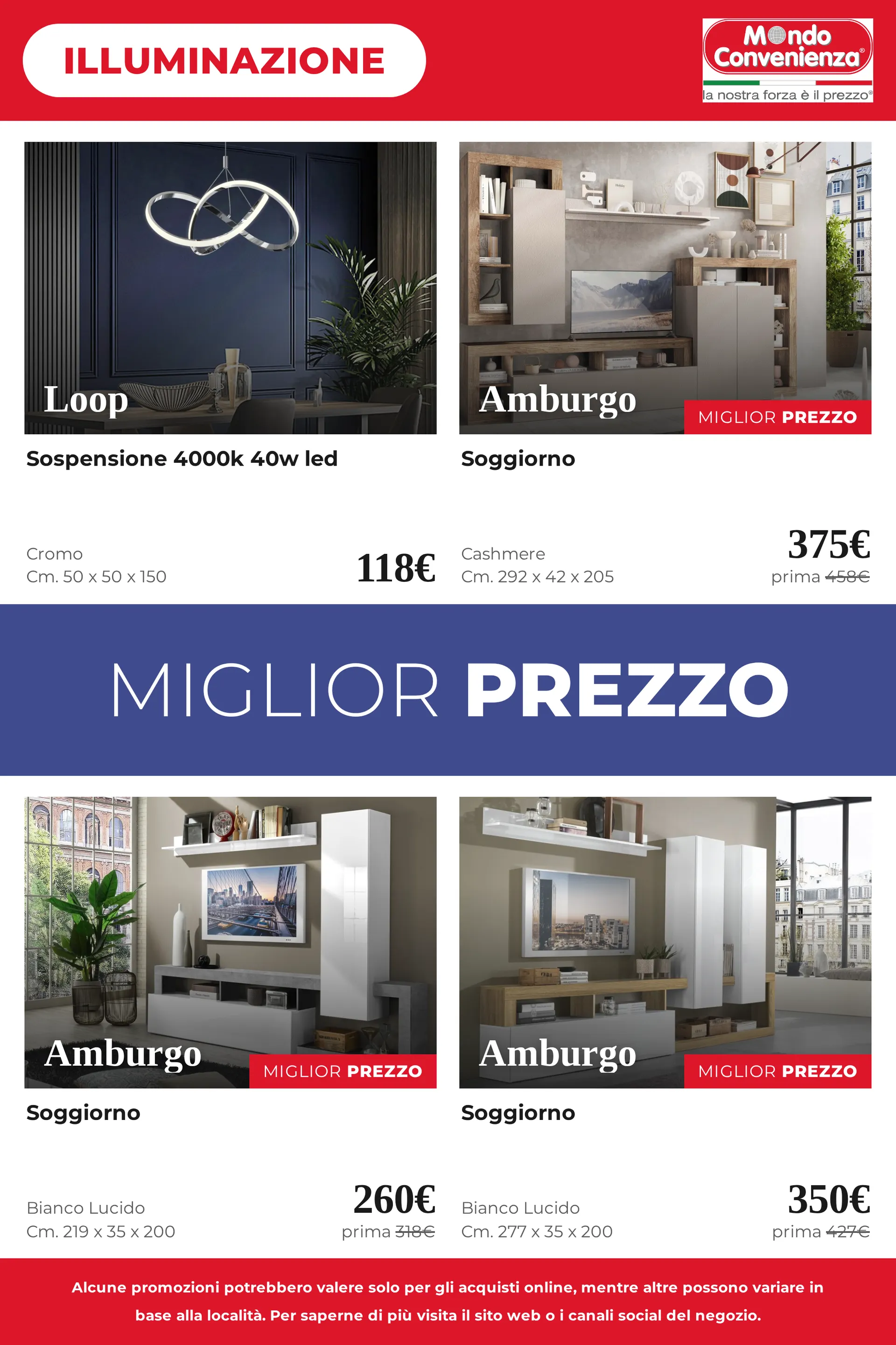 Mondo Convenienza — Catálogo 3 — 2026-10-27 da 27 ottobre a 13 novembre di 2026 - Pagina del volantino 19