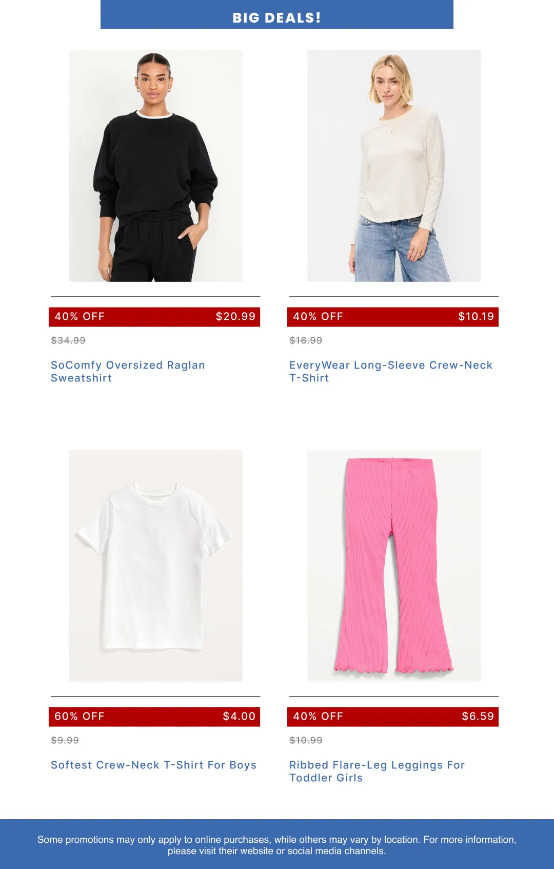 Weekly promotion Old Navy — 2026-09-23 spanning from September 23 to October 8 2026 - Page 19 for Catalogue 365