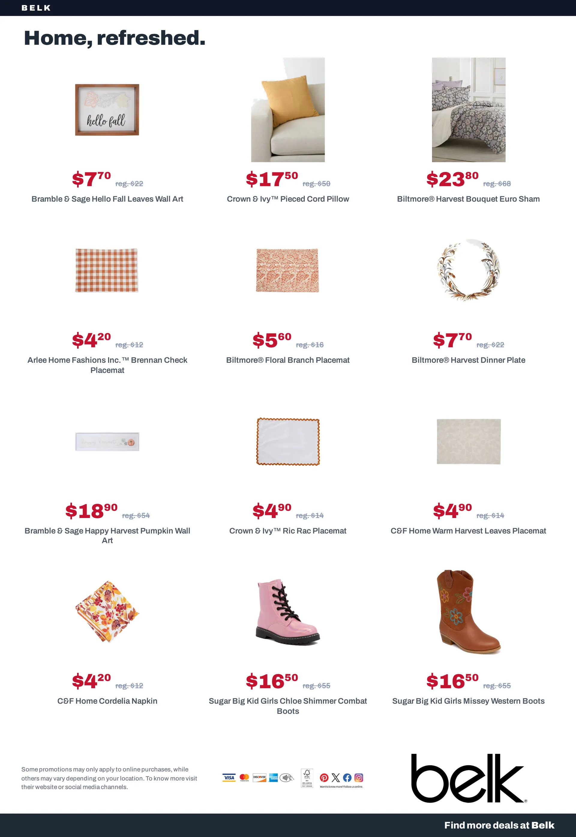 Weekly promotion Belk — 2026-10-22 spanning from October 22 to November 5 2026 - Page 19 for Catalogue 365