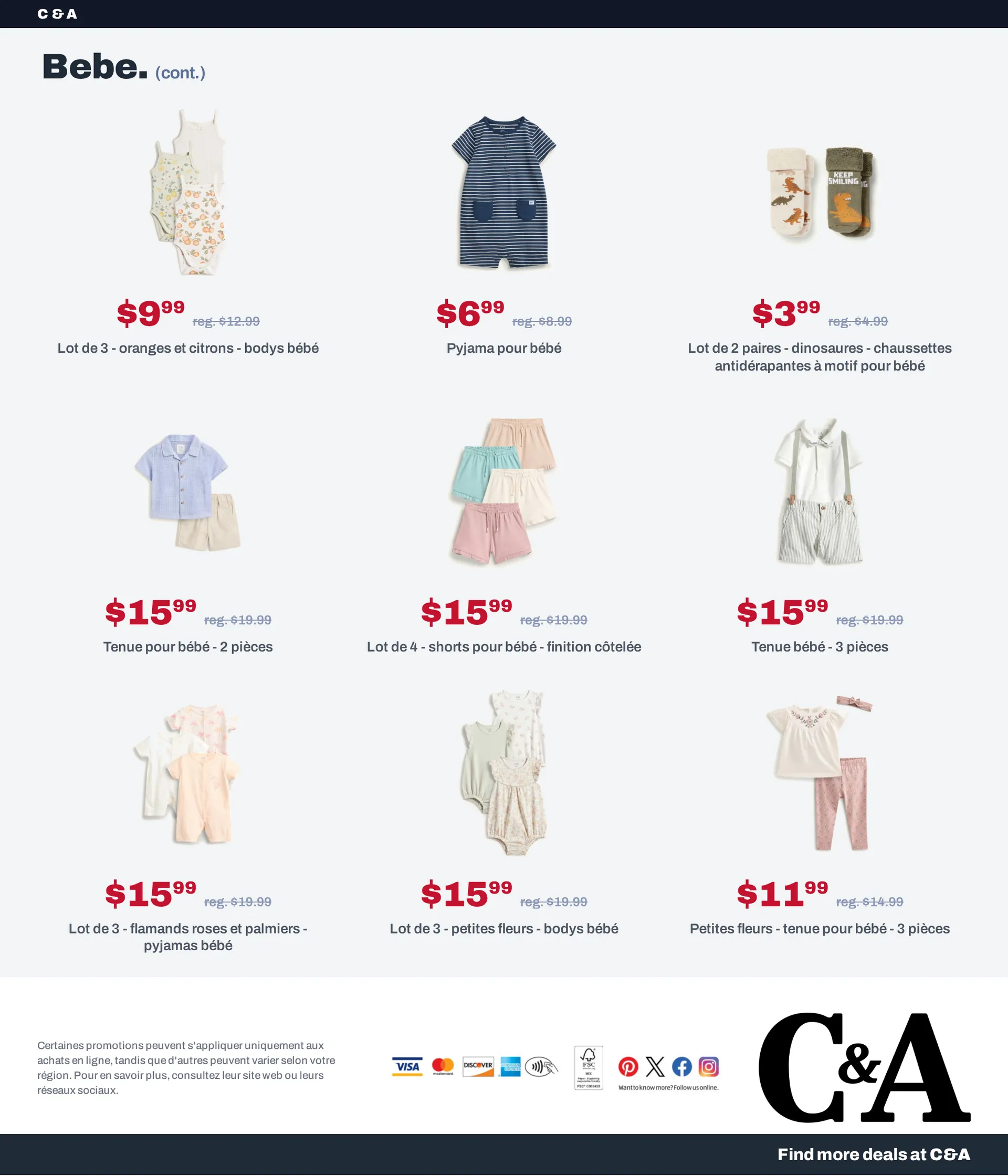 C&A soldes du 10 août au 24 août 2026 - Catalogue page 19