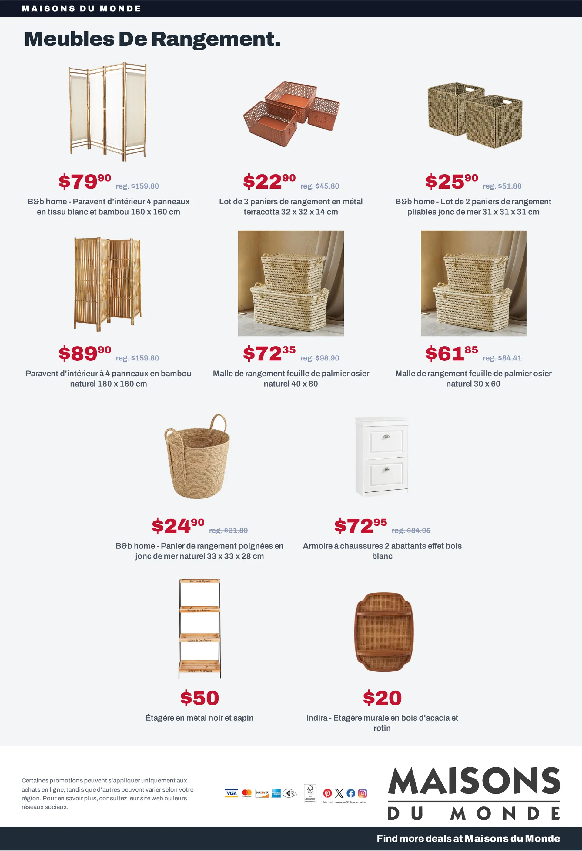 Maisons du Monde — 2026-10-27 du 27 octobre au 11 novembre 2026 - Catalogue page 20
