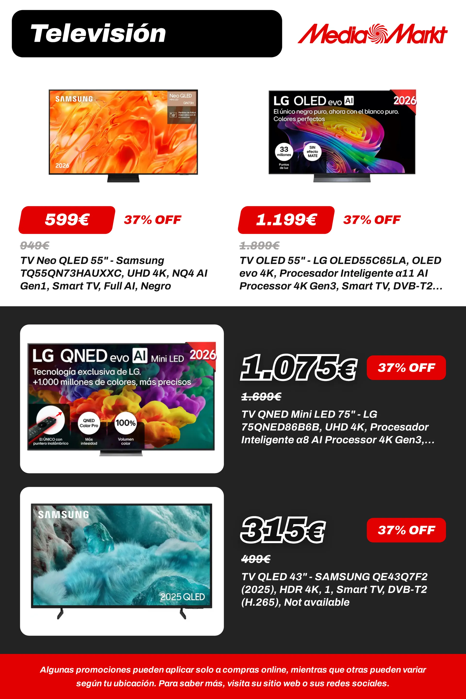 Catálogo de MediaMarkt — TVs y Monitores — 2026-09-14 14 de septiembre al 5 de octubre 2026 - Página 20