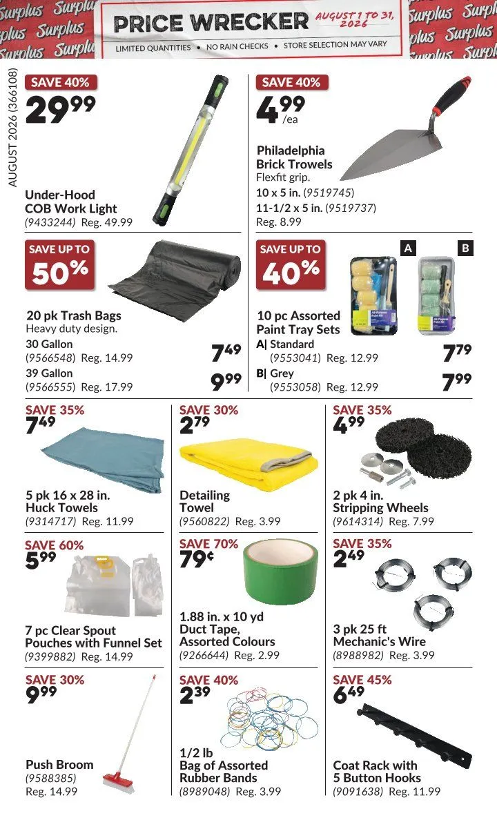 Princess Auto — 2026-08-20 from August 1 to August 31 2026 - flyer page 20