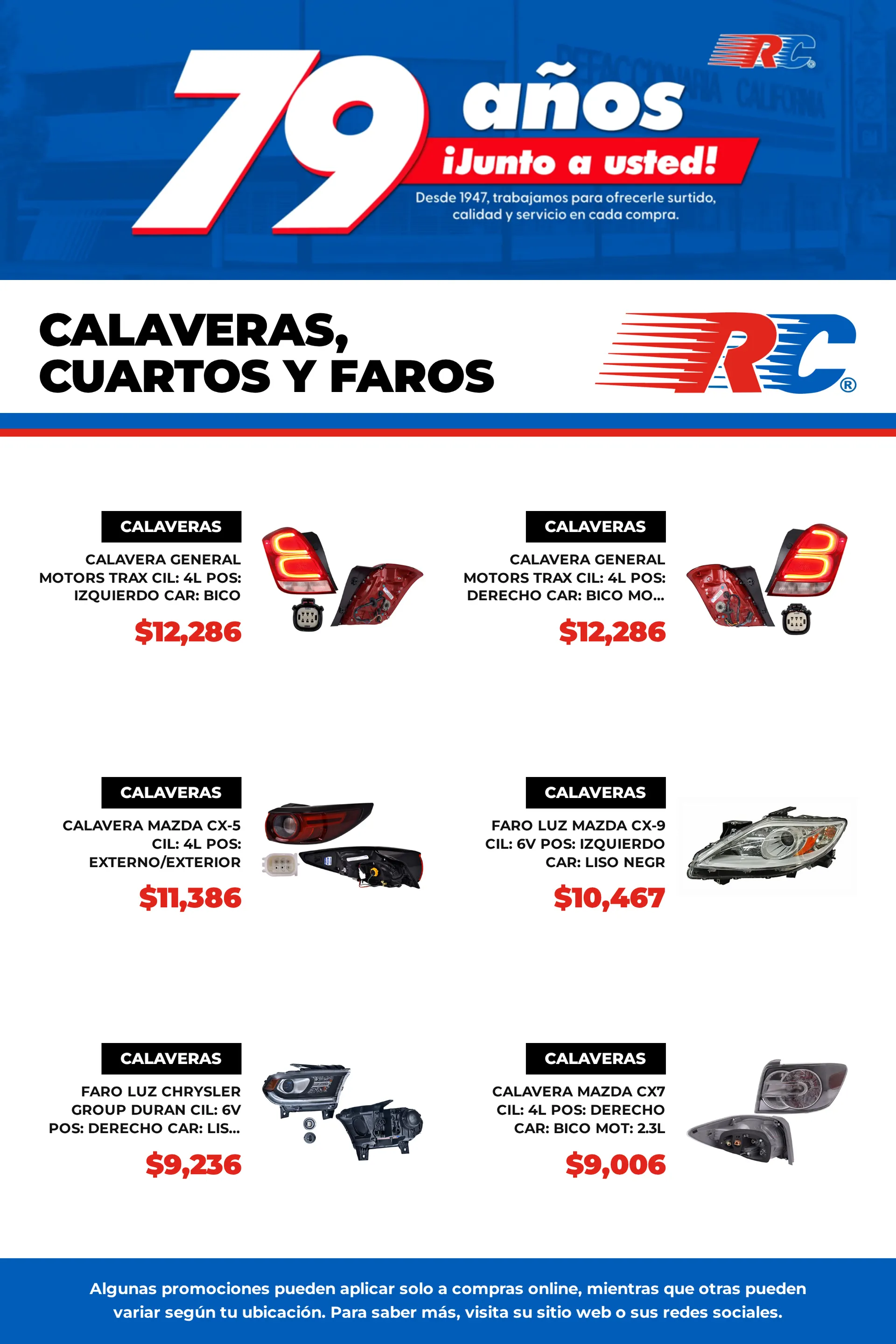 Catálogo de Refaccionaria California — Catálogo 1 — 2026-10-09 9 de octubre al 19 de octubre 2026 - Pagina 20