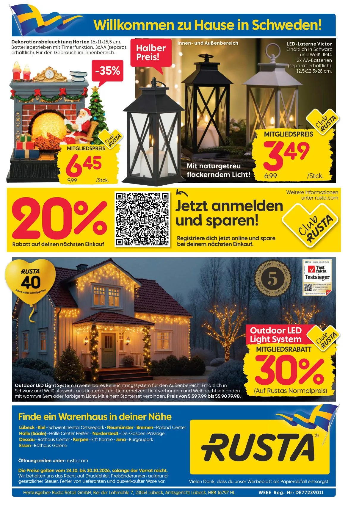 Rusta — 2026-10-28 von 24. Oktober bis 31. Oktober 2026 - Prospekt seite 20