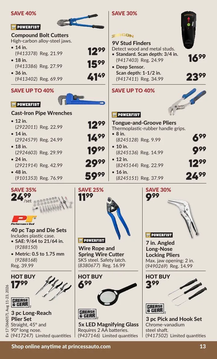 Princess Auto — 2026-08-20 from August 11 to August 23 2026 - flyer page 20