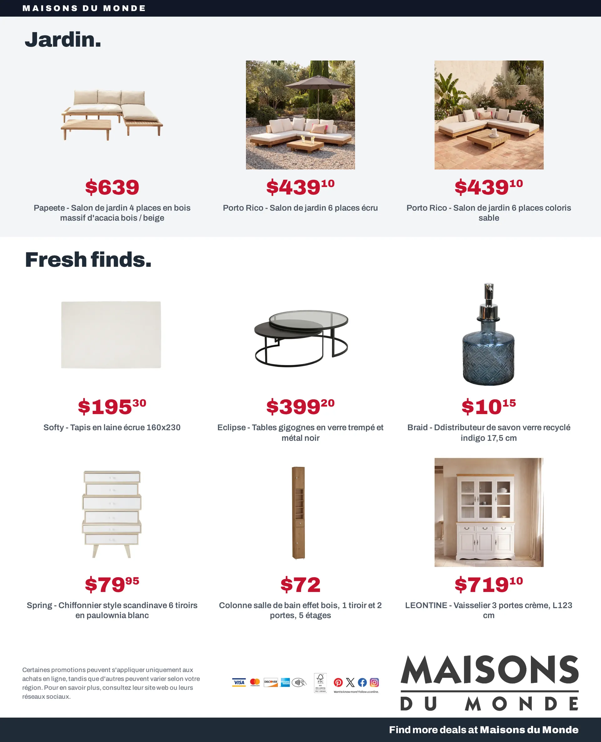 Maisons du Monde — 2026-09-22 du 22 septembre au 8 octobre 2026 - Catalogue page 20