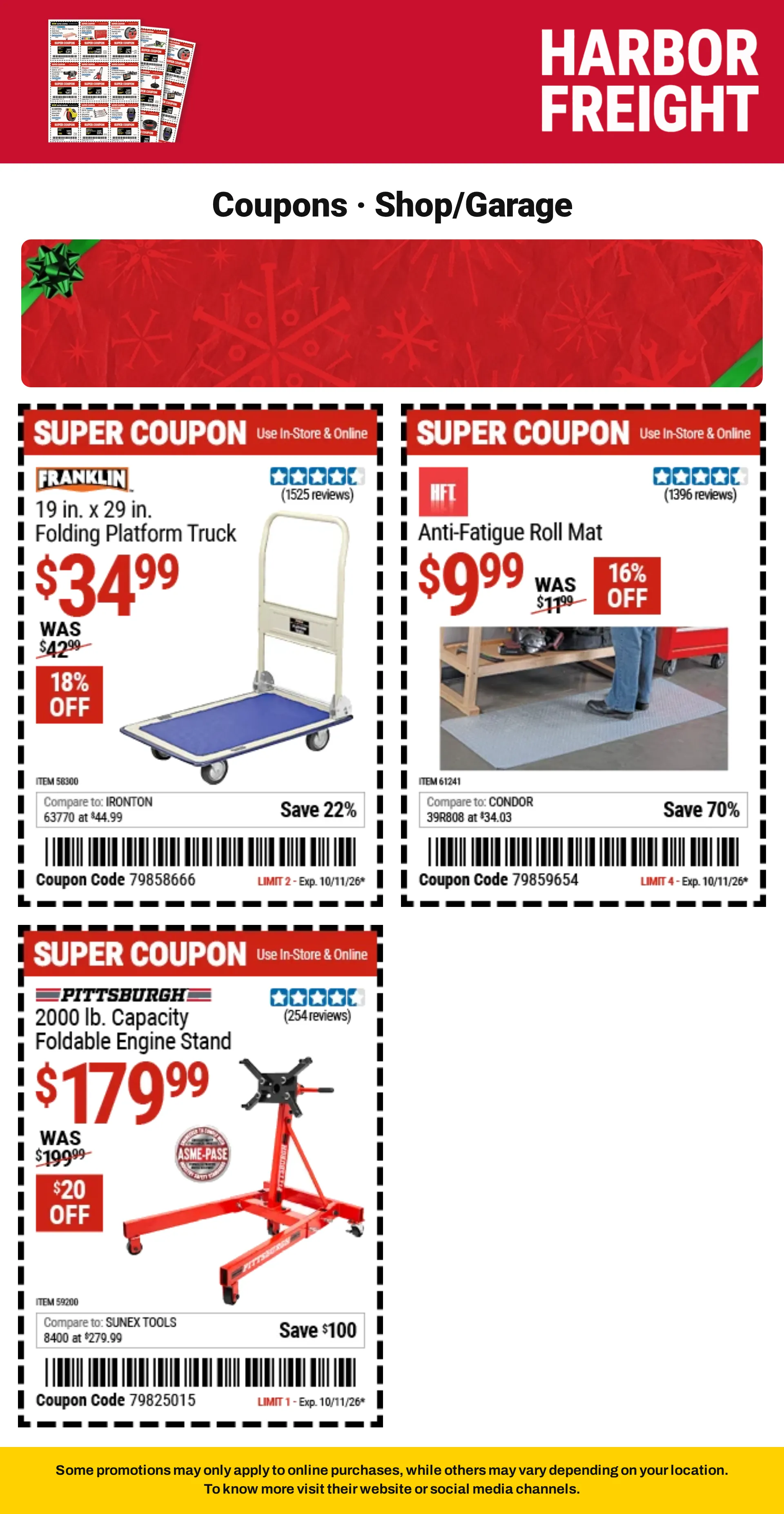 Weekly ad Harbor Freight — Catálogo 2 — 2026-10-09 from October 9 to October 26 2026 - Page 20