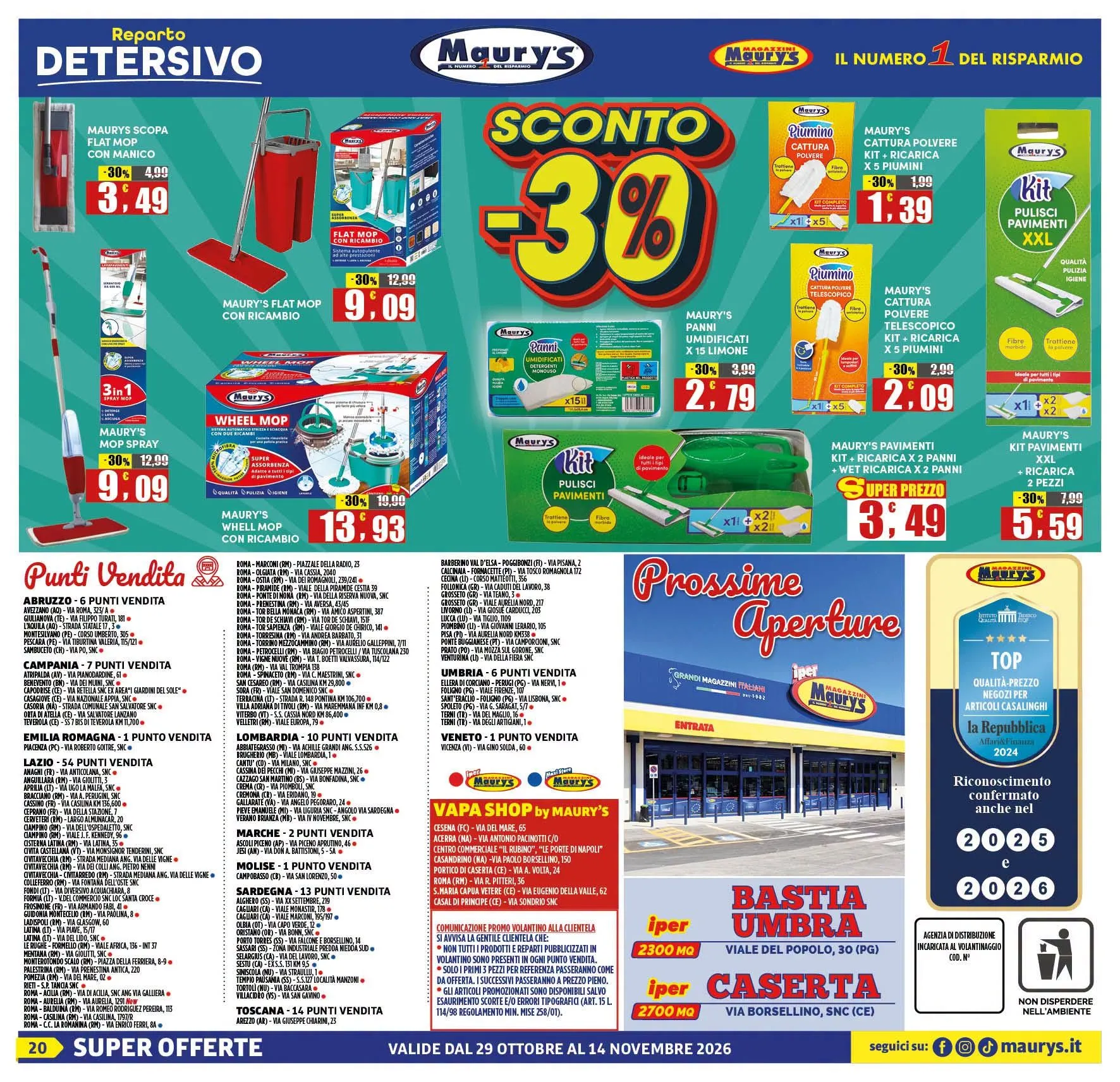 Maury's — 2026-10-29 da 29 ottobre a 14 novembre di 2026 - Pagina del volantino 20
