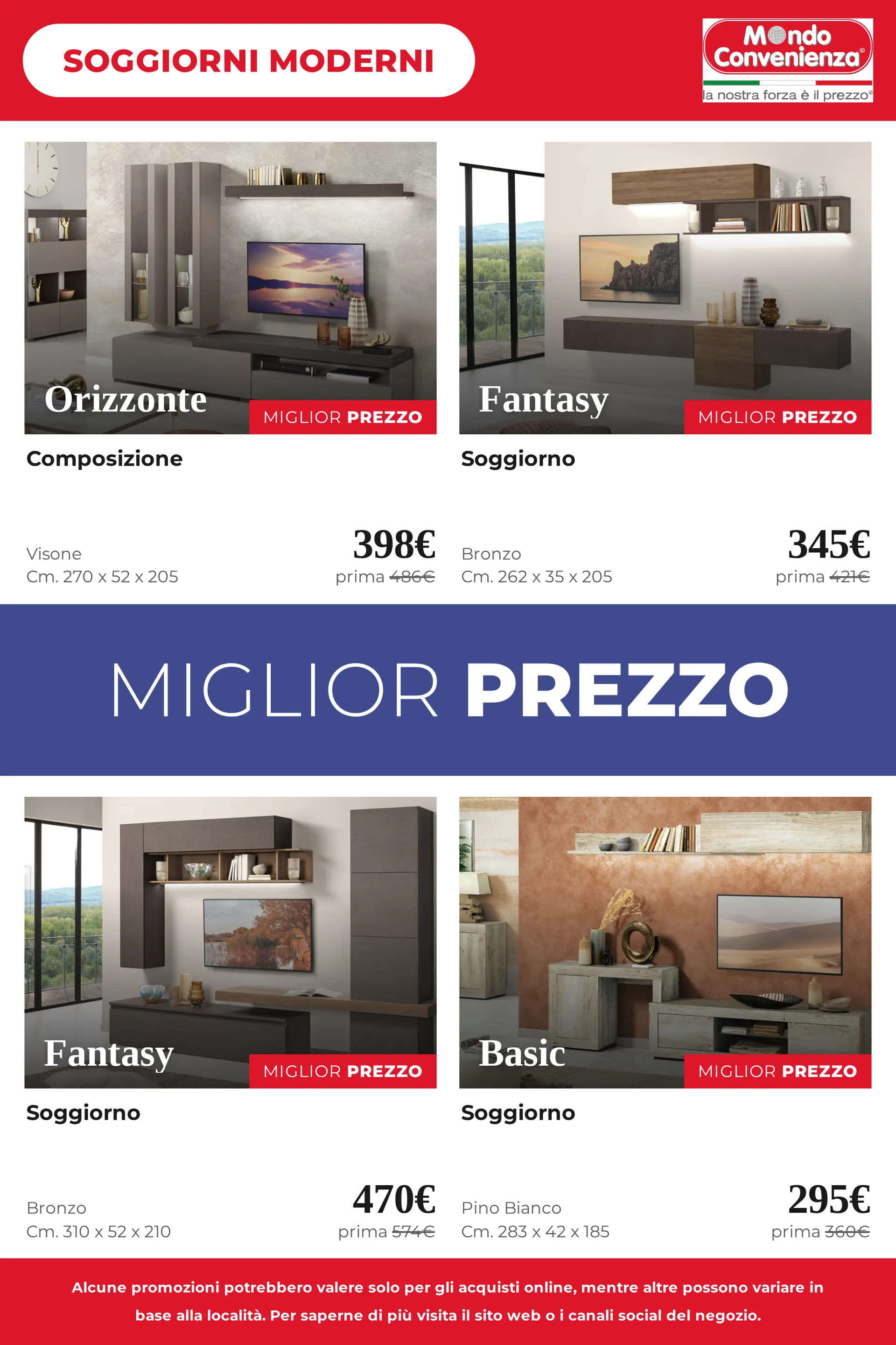 Mondo Convenienza — Catálogo 3 — 2026-10-27 da 27 ottobre a 13 novembre di 2026 - Pagina del volantino 21