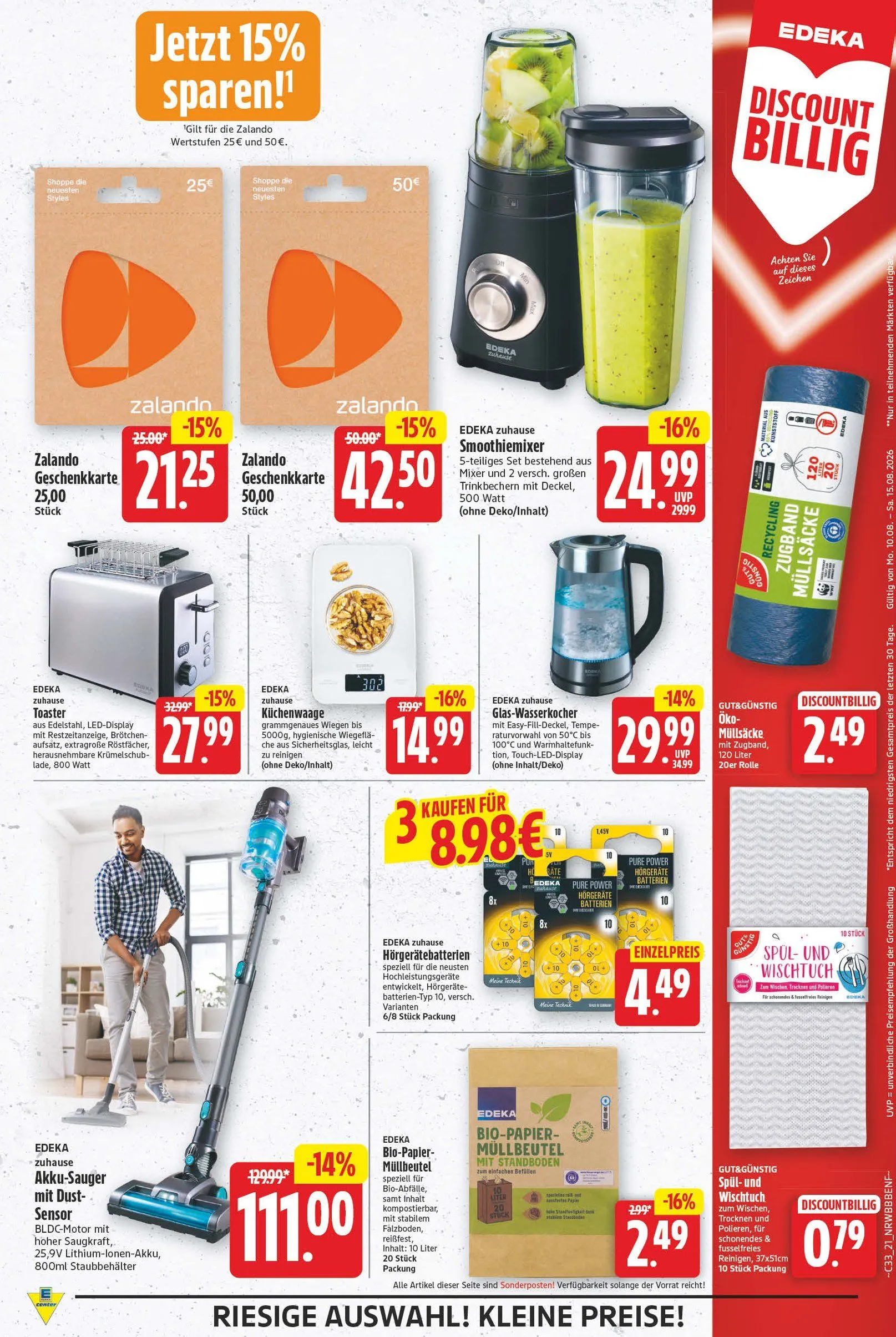 Edeka — 2026-08-10 von 10. August bis 25. August 2026 - Prospekt seite 21