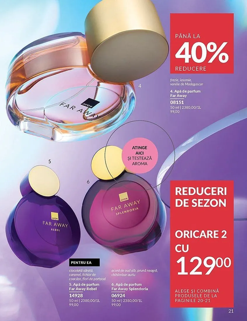 Catalog Avon Netarat de la 1 aprilie până la 30 aprilie 2025 - Revista Pagina 21