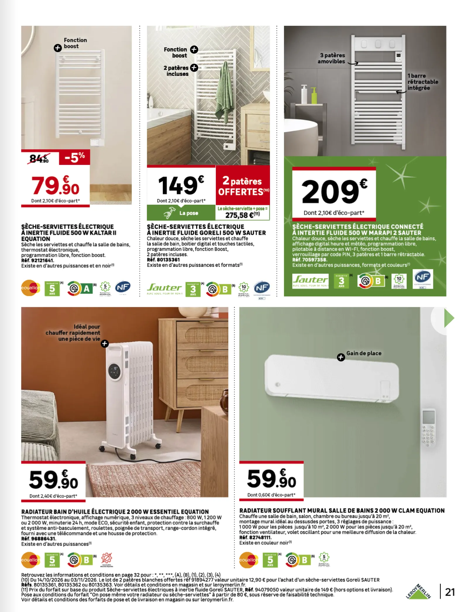 Leroy Merlin — 2026-10-14 du 14 octobre au 3 novembre 2026 - Catalogue page 21
