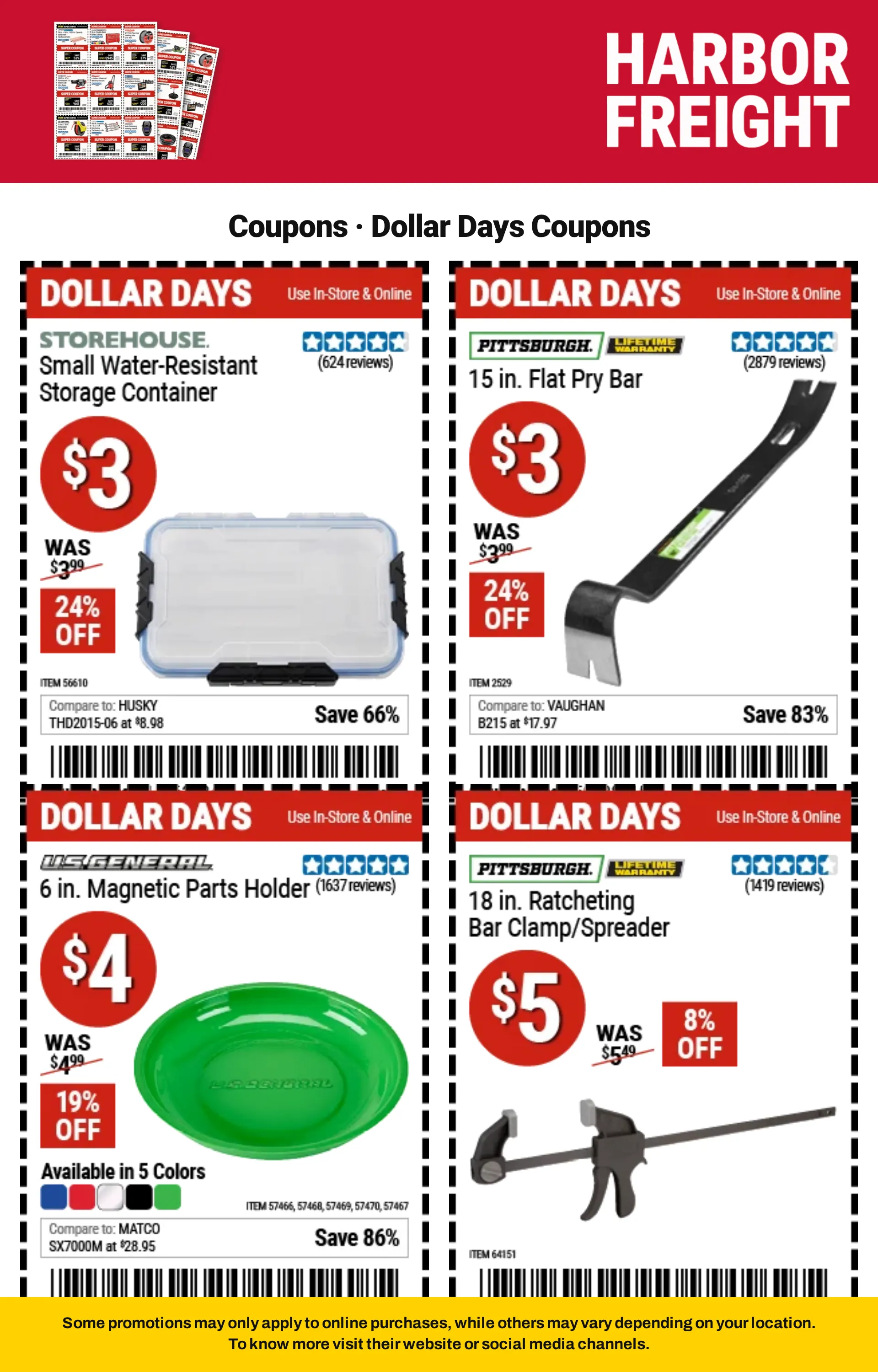 Weekly ad Harbor Freight — Coupons — 2026-09-21 from September 21 to October 8 2026 - Page 21