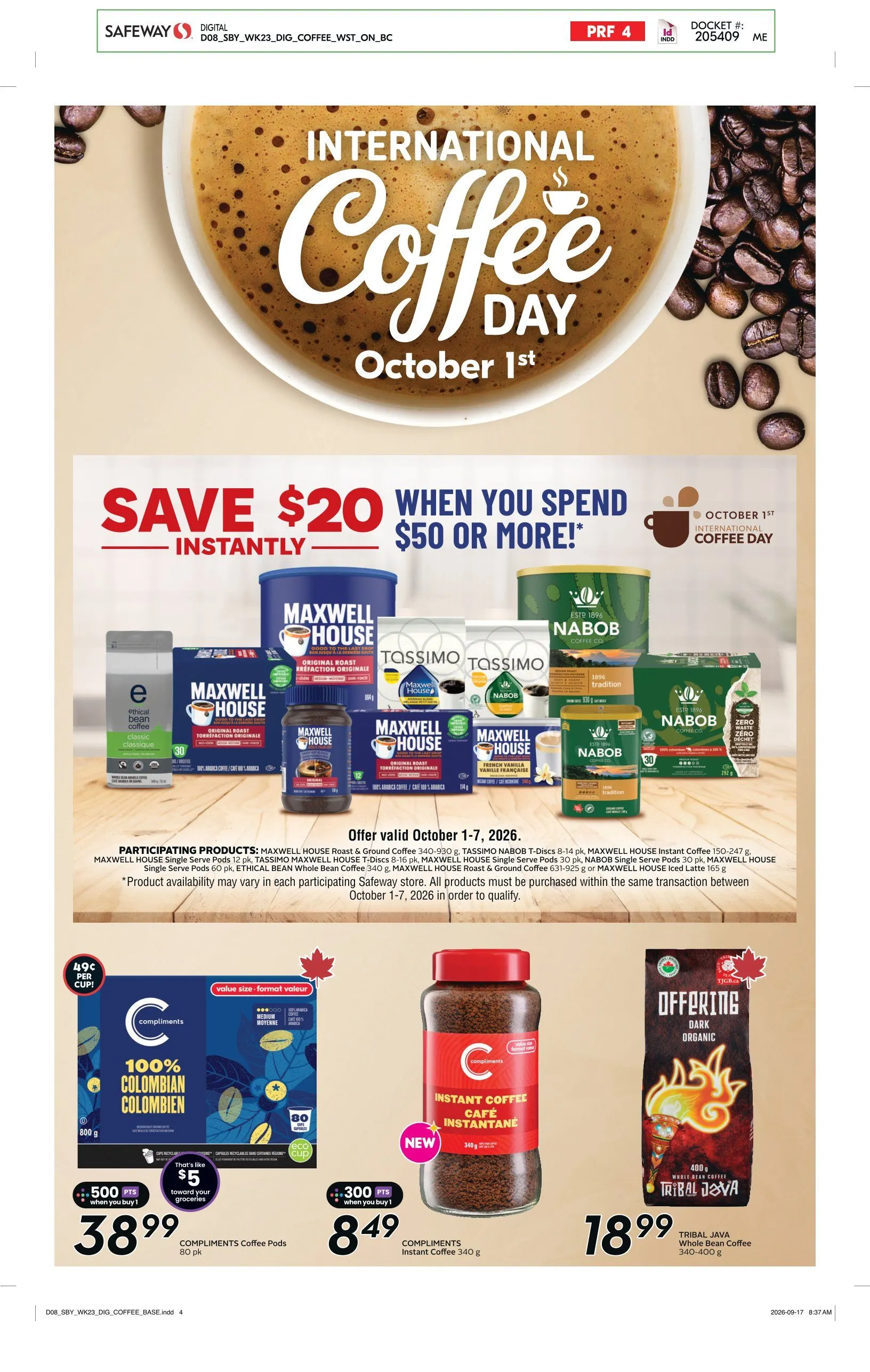 Safeway — 2026-10-01 from October 1 to October 7 2026 - flyer page 21