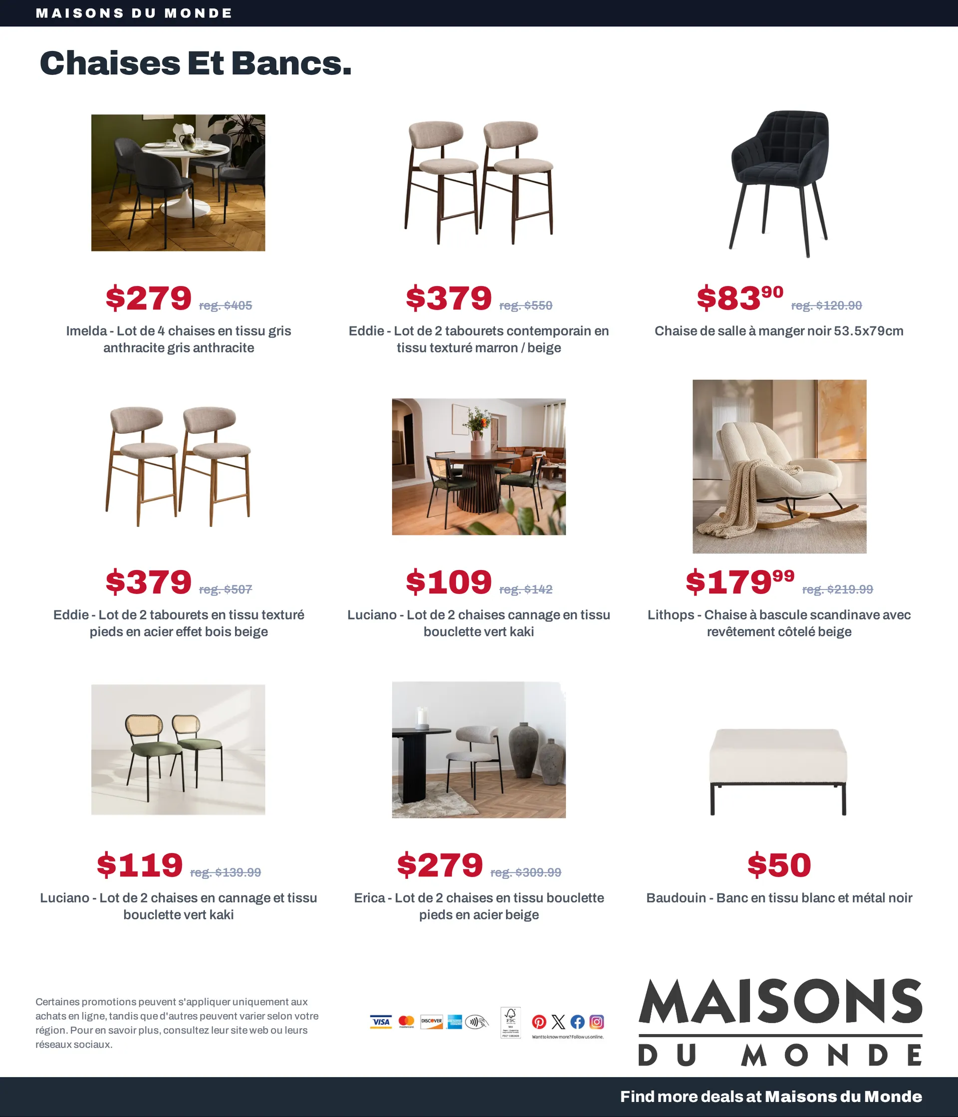 Maisons du Monde — 2026-10-27 du 27 octobre au 11 novembre 2026 - Catalogue page 21