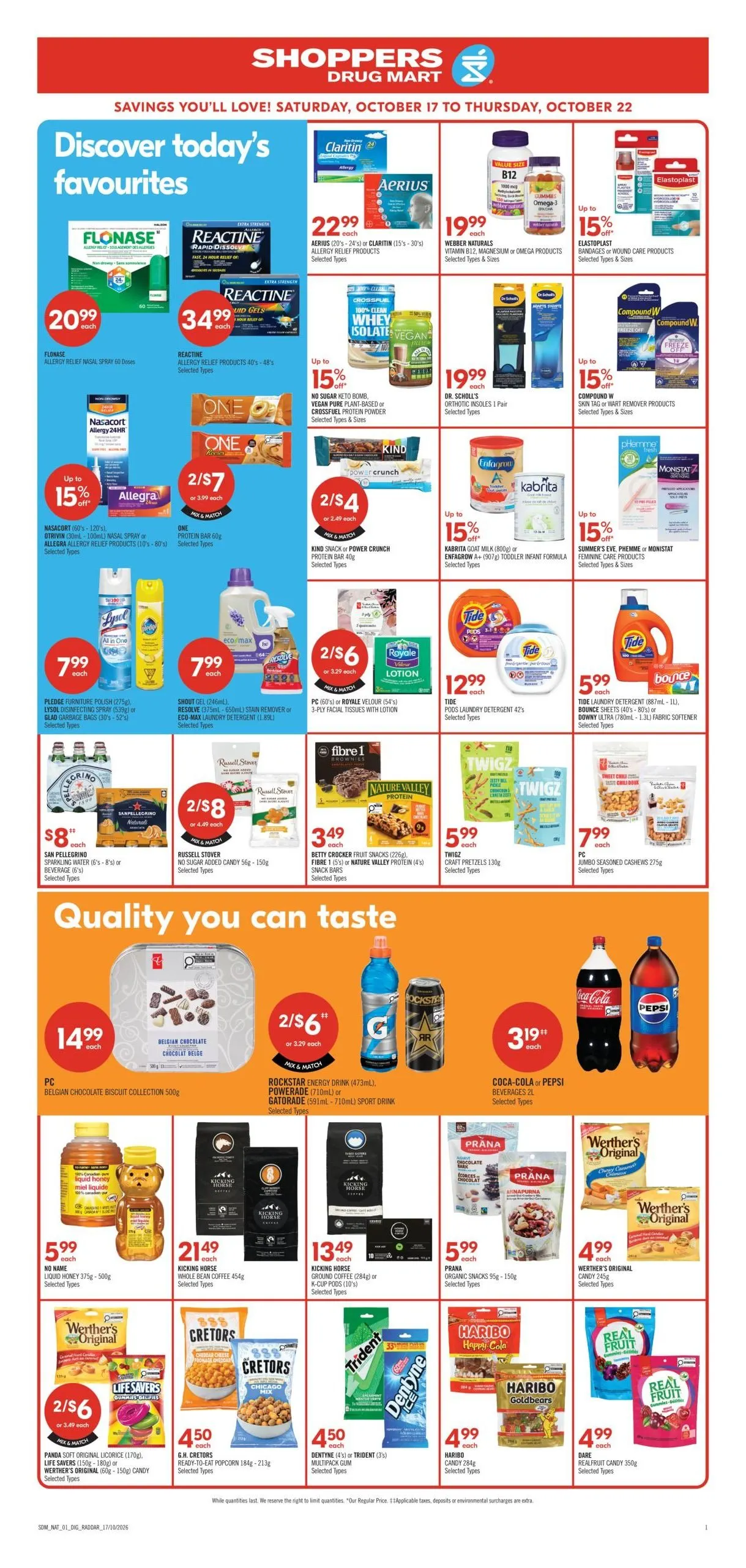 Shoppers Drug Mart — 2026-10-19 from October 19 to October 22 2026 - flyer page 22