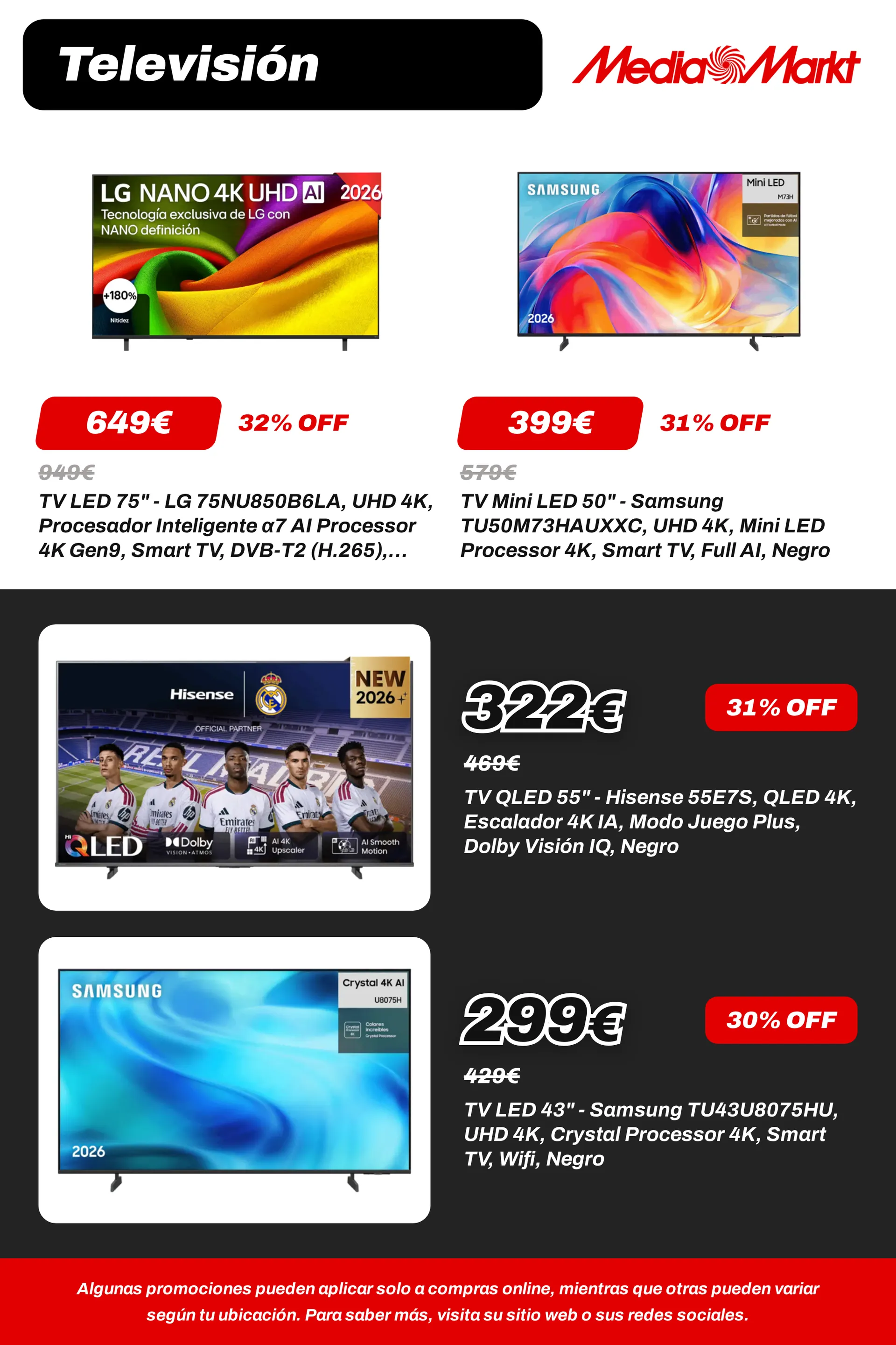 Catálogo de MediaMarkt — TVs y Monitores — 2026-09-14 14 de septiembre al 5 de octubre 2026 - Página 22