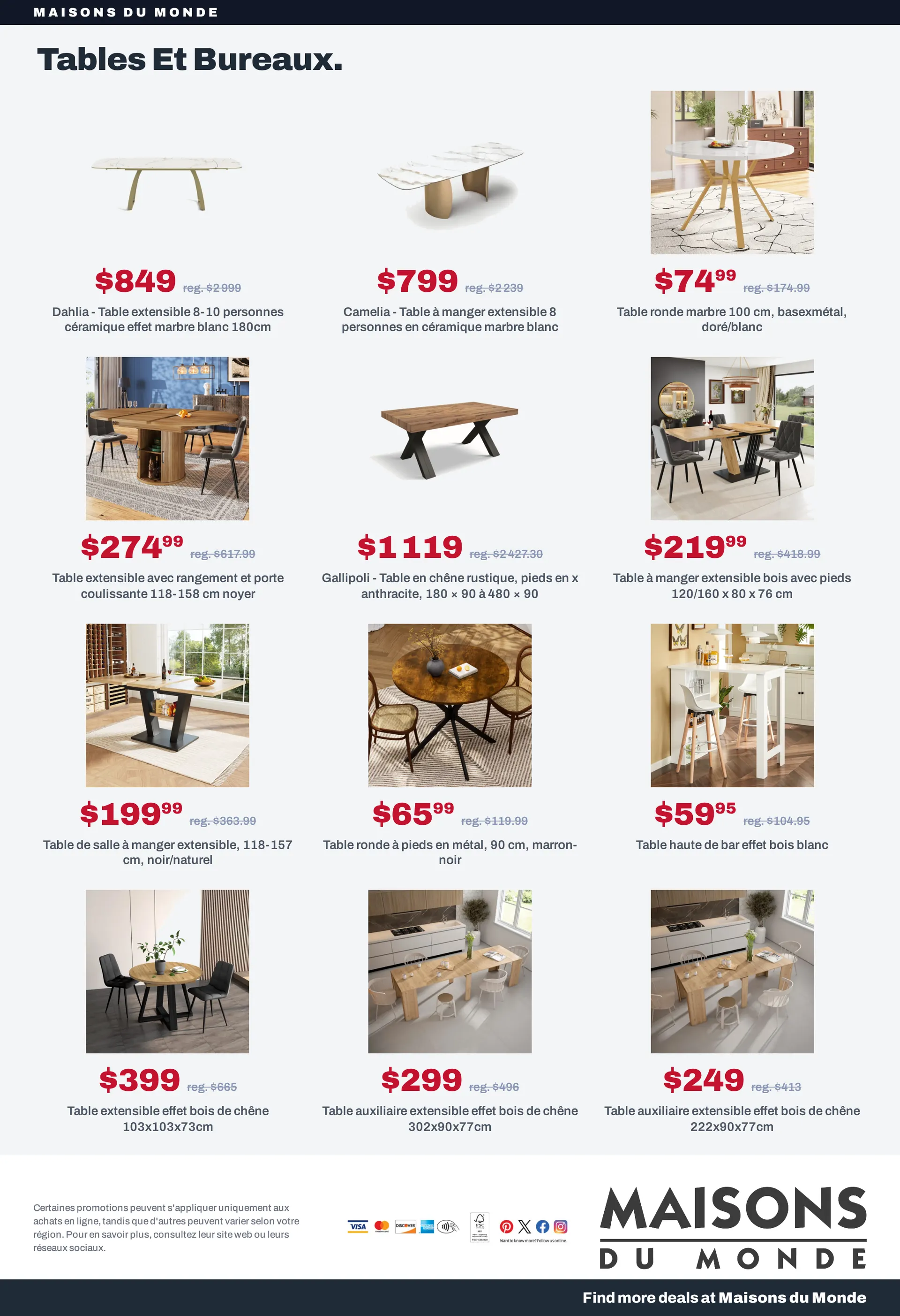 Maisons du Monde — 2026-10-27 du 27 octobre au 11 novembre 2026 - Catalogue page 22