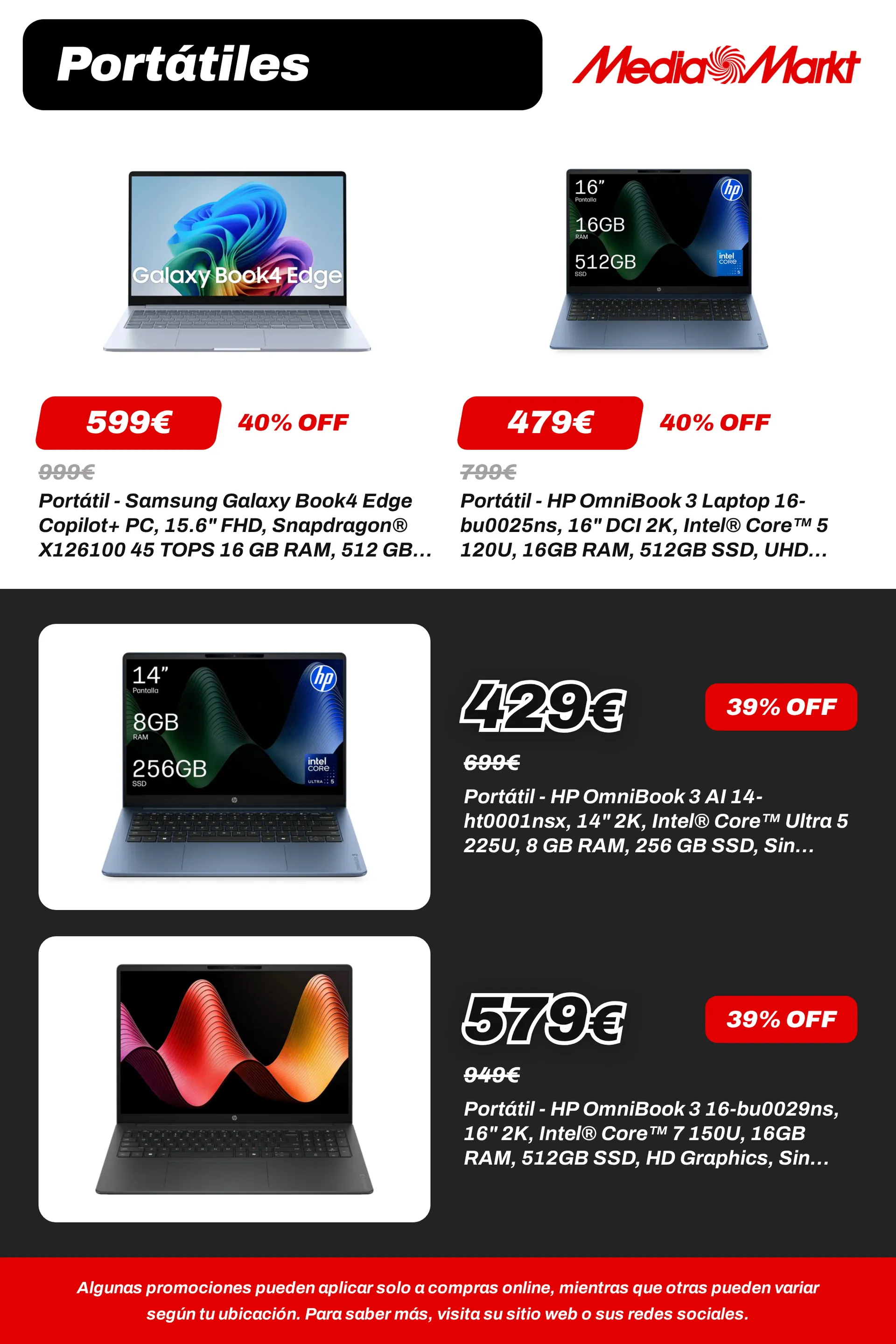 Catálogo de MediaMarkt — Portatiles — 2026-09-14 14 de septiembre al 5 de octubre 2026 - Página 22